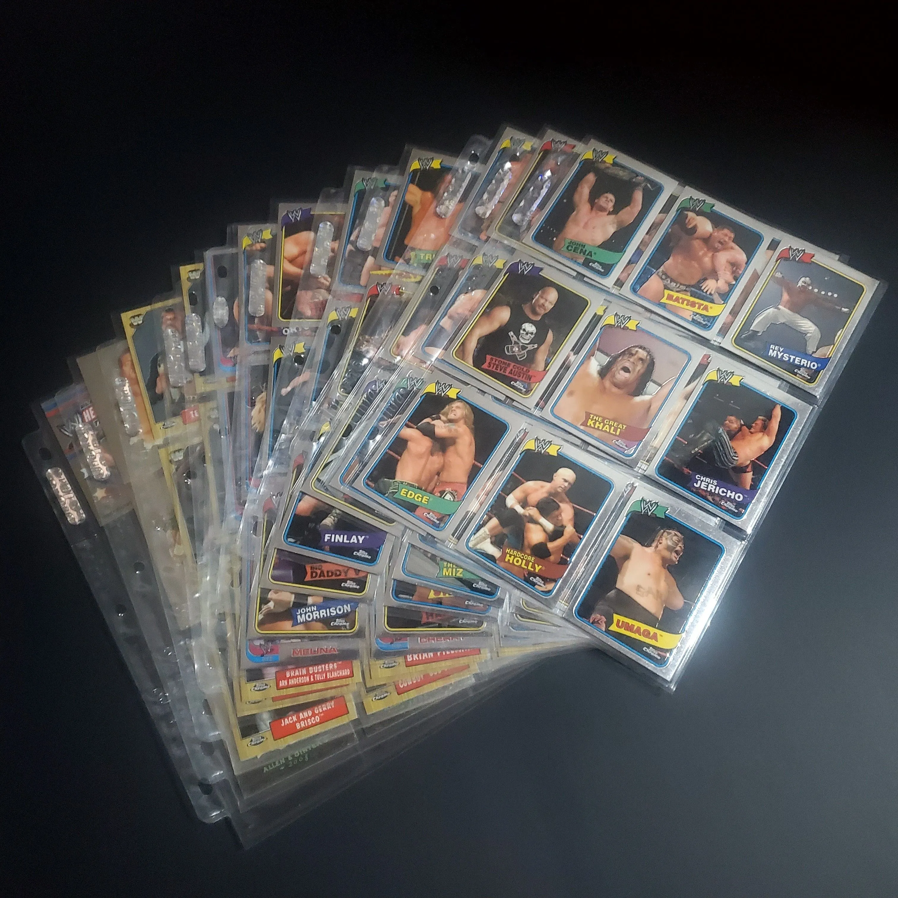 Product image for 2008 Topps Chrome Heritage WWE III Complete Set