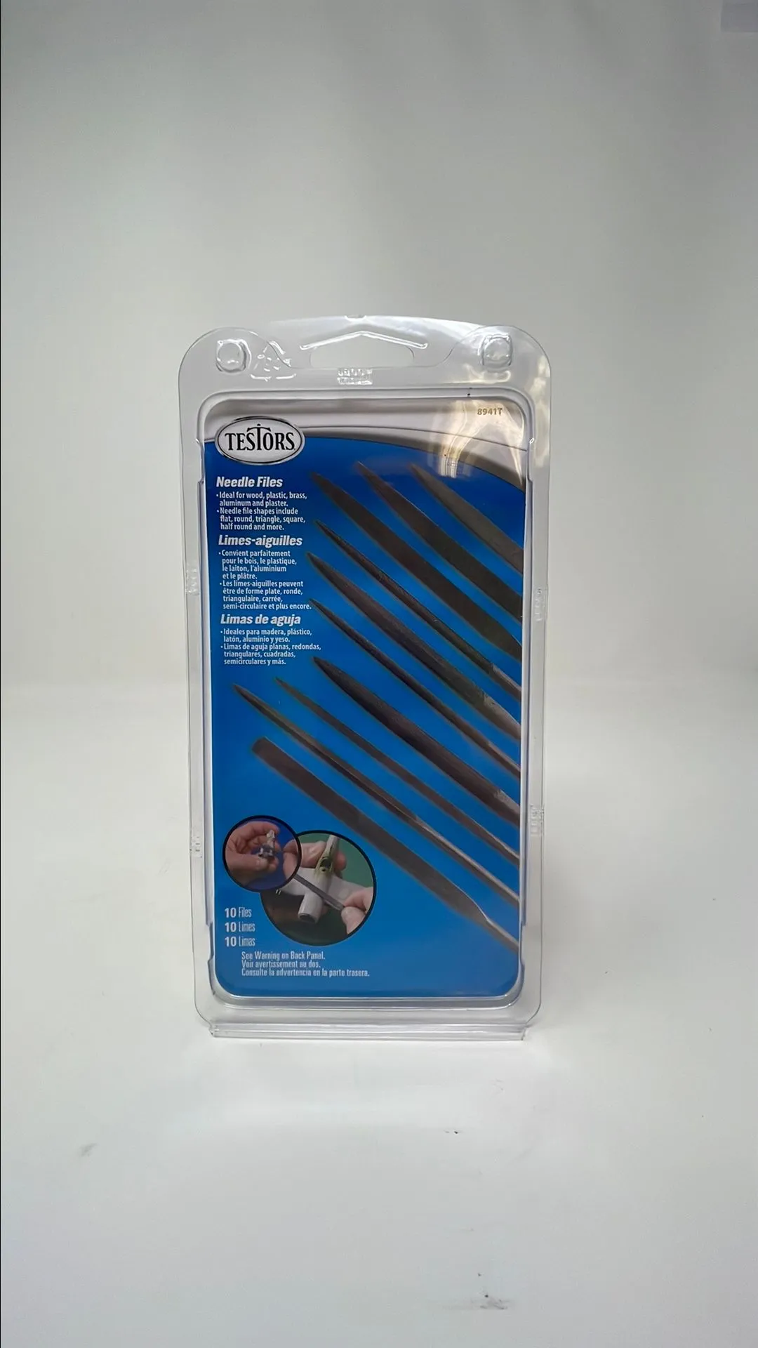 Product image for Model Files - Testors Corp. Needle Files 10 ct Tool TES8941T Hand Tools Misc