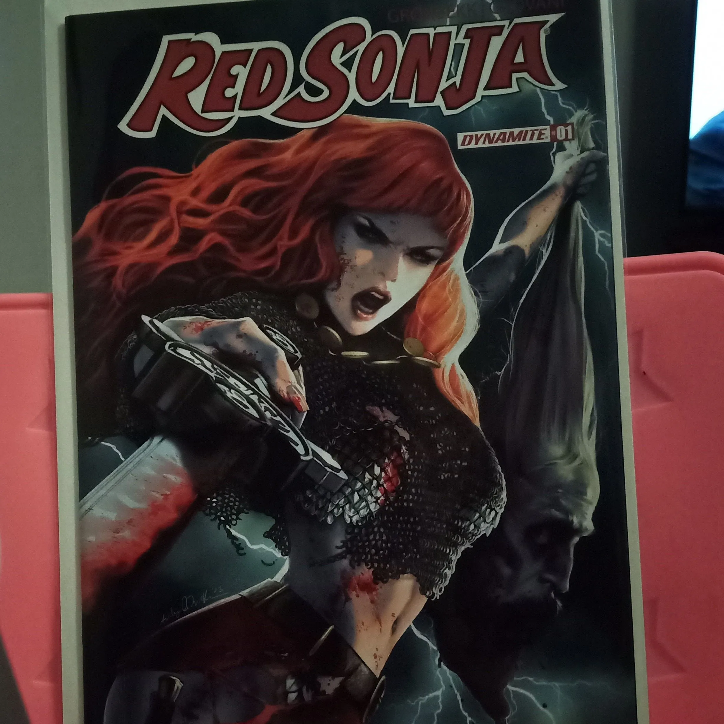 Product image for Ashley Witter exclusive Red Sonja 1 2023