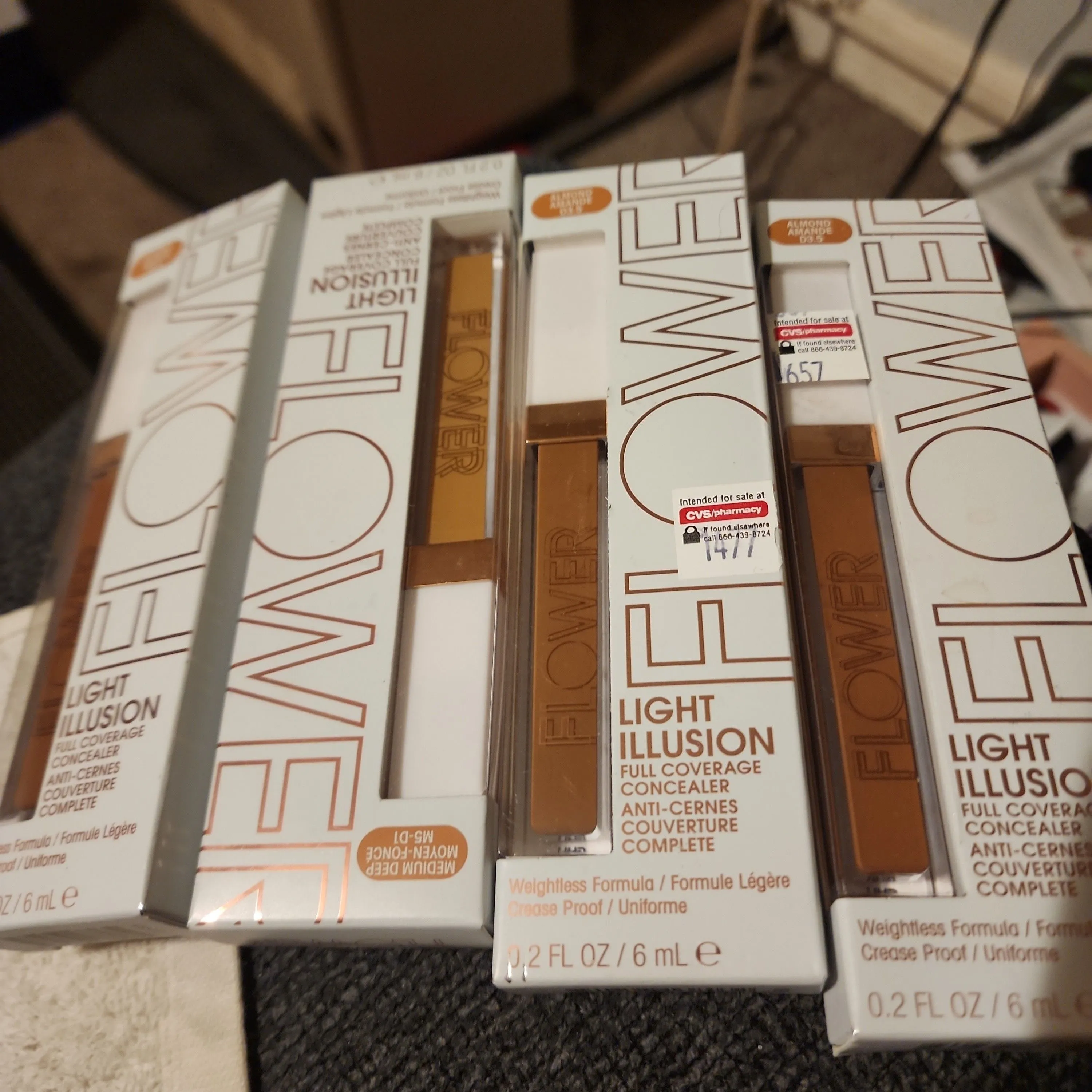 Product image for  4, light illusion full coverage concealer