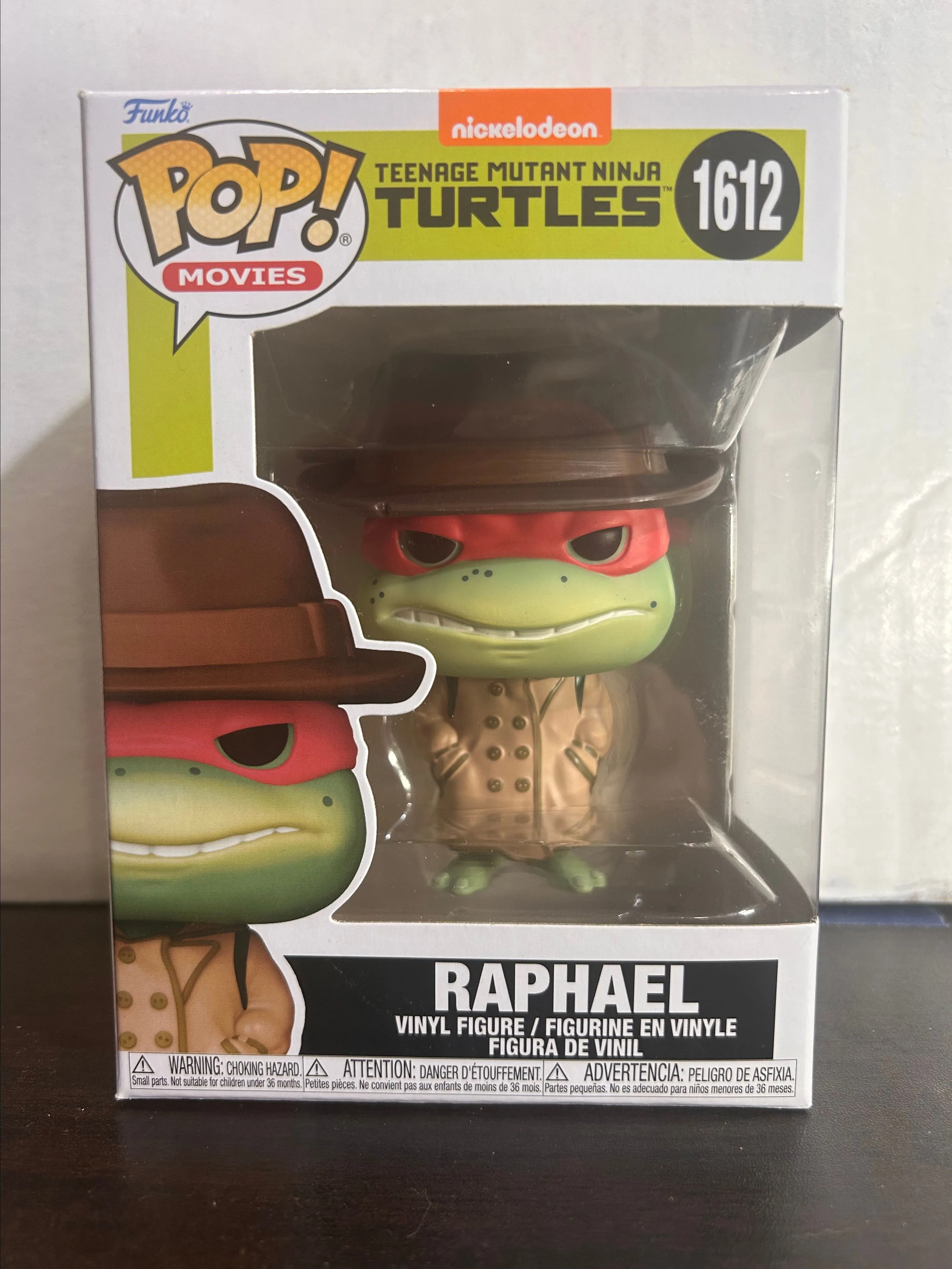Product image for Raphael Teenage Mutant Ninja Turtles Nickelodeon Movies Funko Pop 1612 W Prot