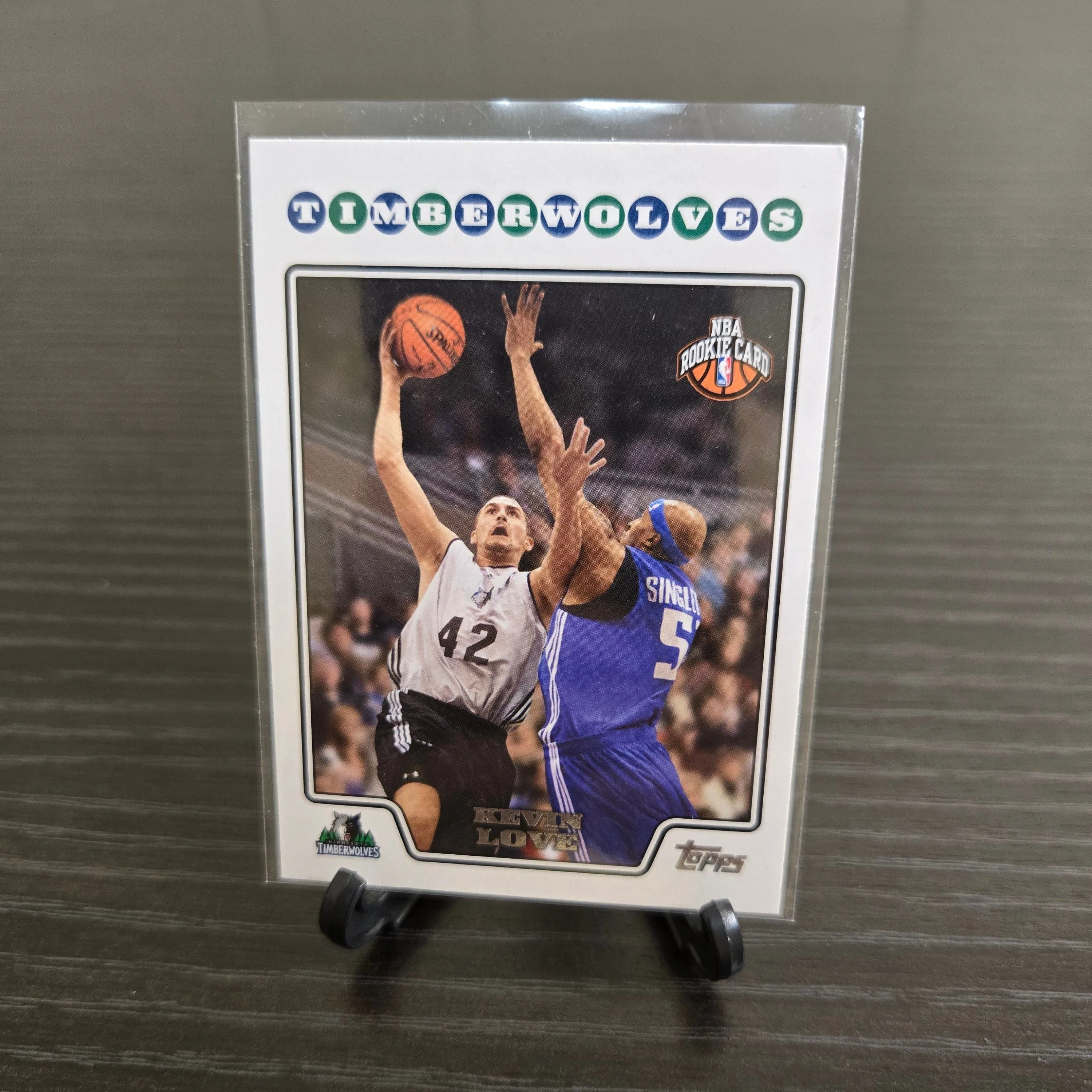 Product image for Kevin Love Timberwolves Rookie NBA basketball card