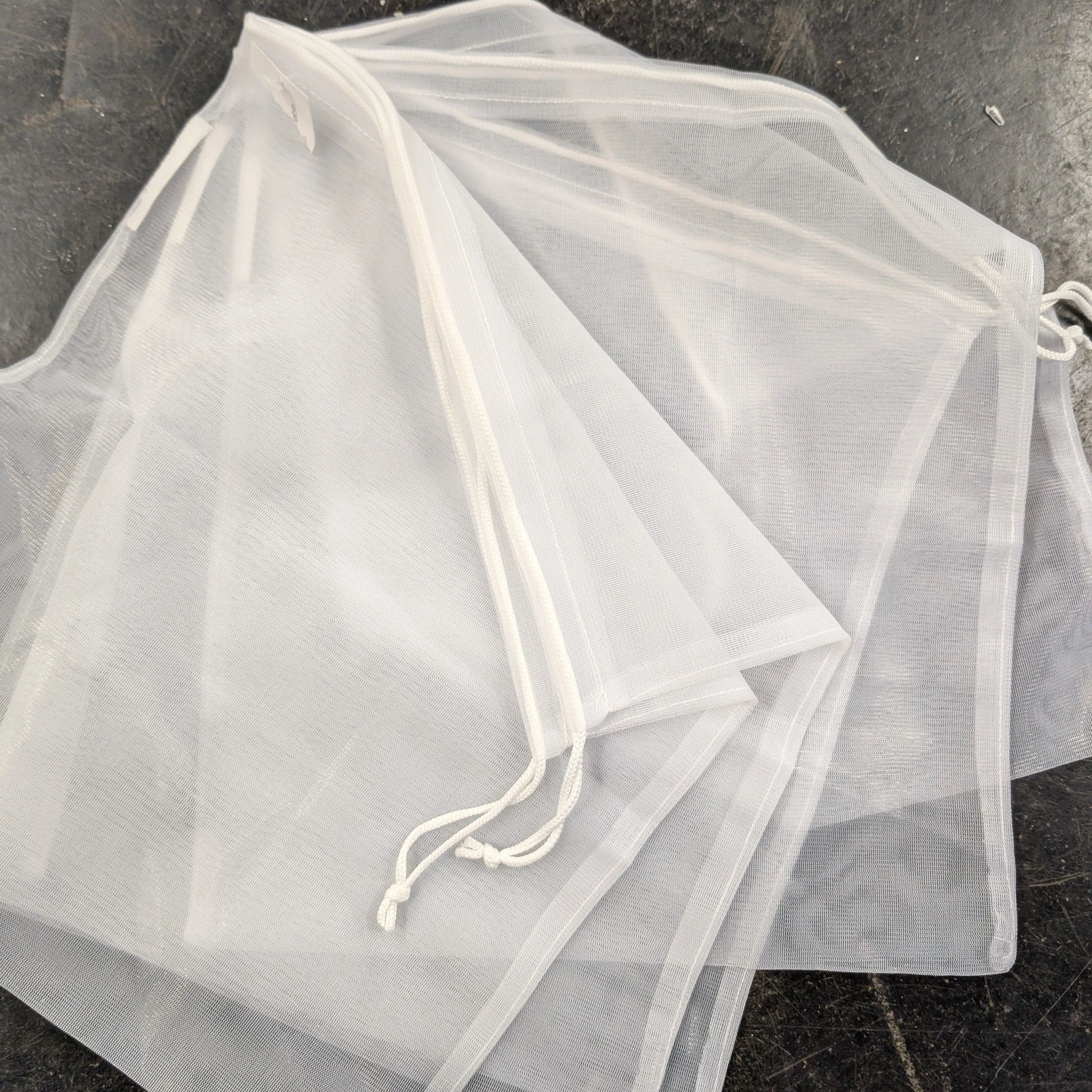 Product image for Huge job lot of bags mesh bags in packs of 5 ! around 80+ 