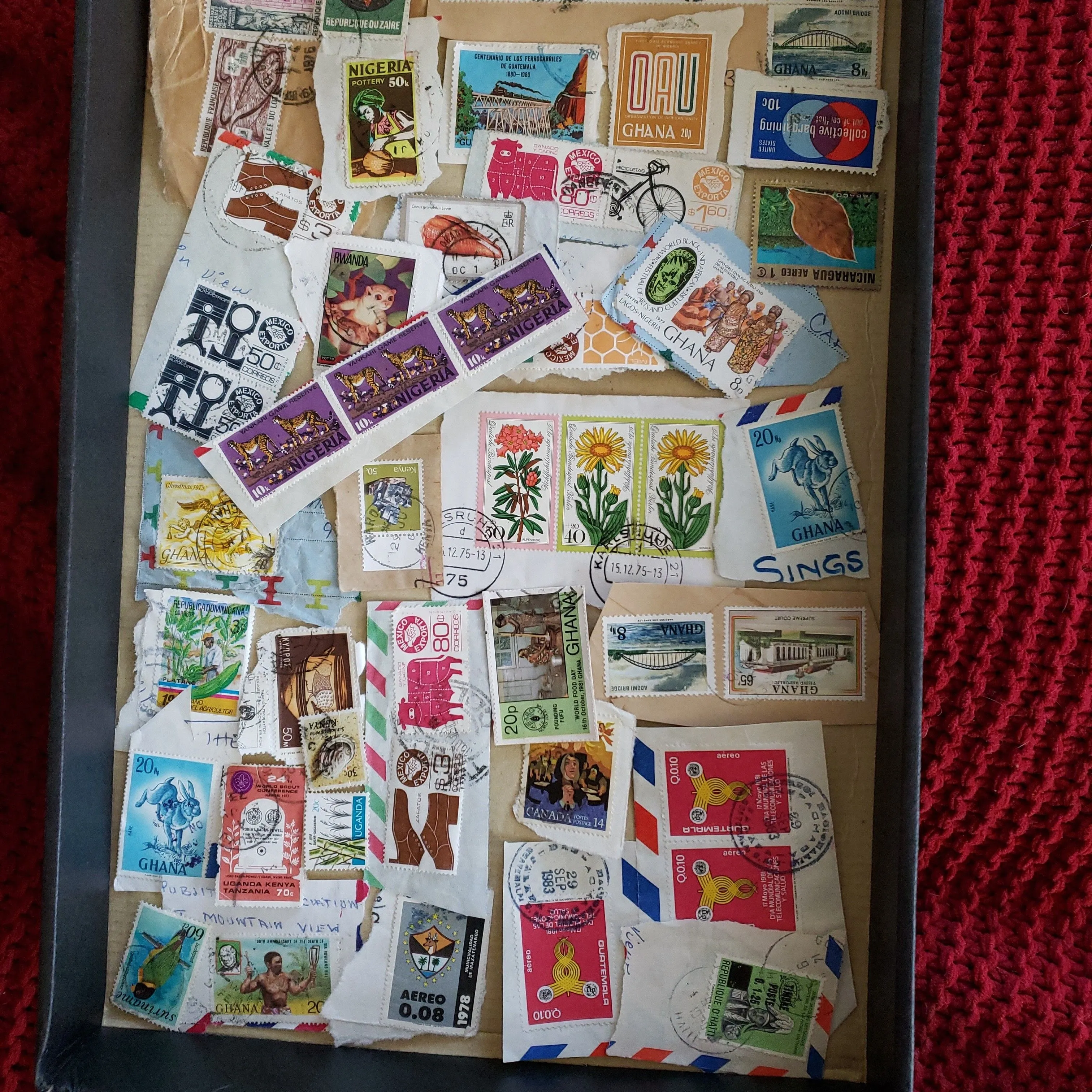Product image for Mixed Lot # 3 Posted Stamps  (50)
