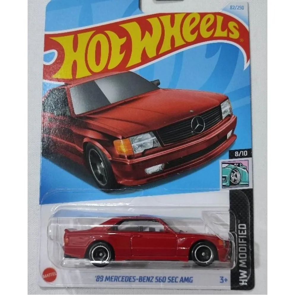 Product image for 2024 Hot Wheels '89 Mercedes-Benz 560 SEC AMG HW Modified 8/10 , 82/250