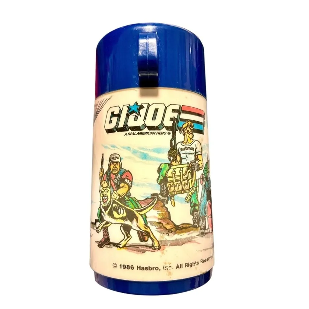 Product image for Vintage Aladdin GI Joe Thermos 1986