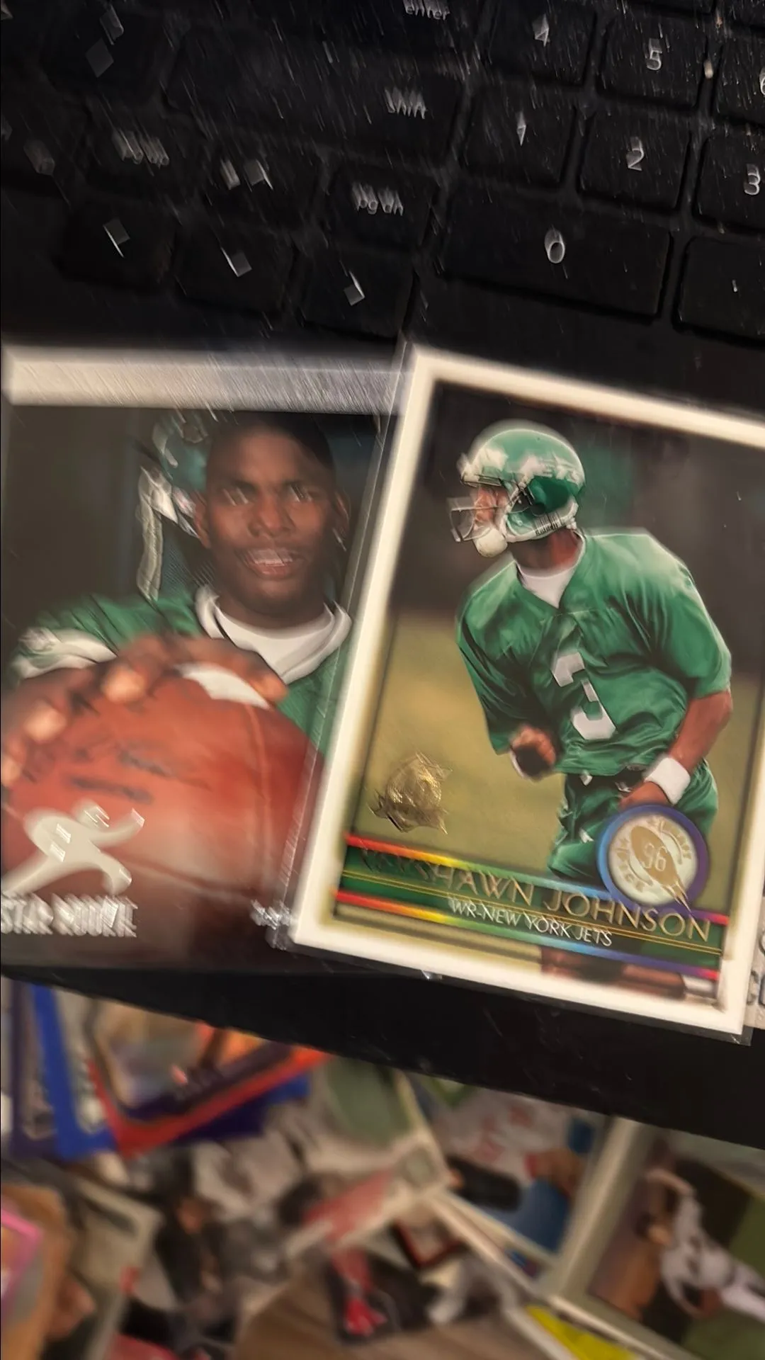 Product image for Keyshawn Johnson Rookie lot Jets