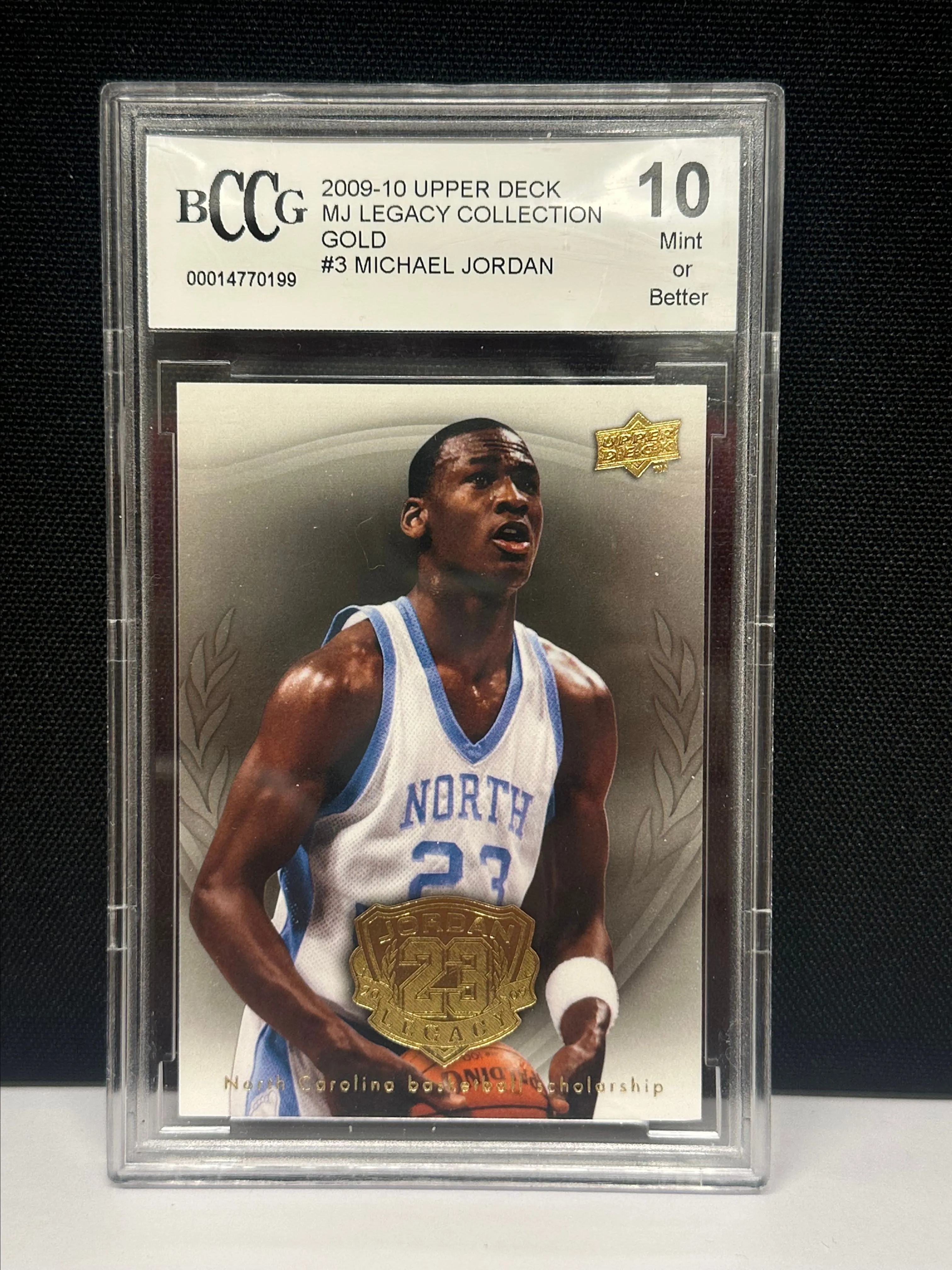 Product image for 2009-10 - Upper Deck MJ Legacy Collection Gold - Michael Jordan BCCG 10