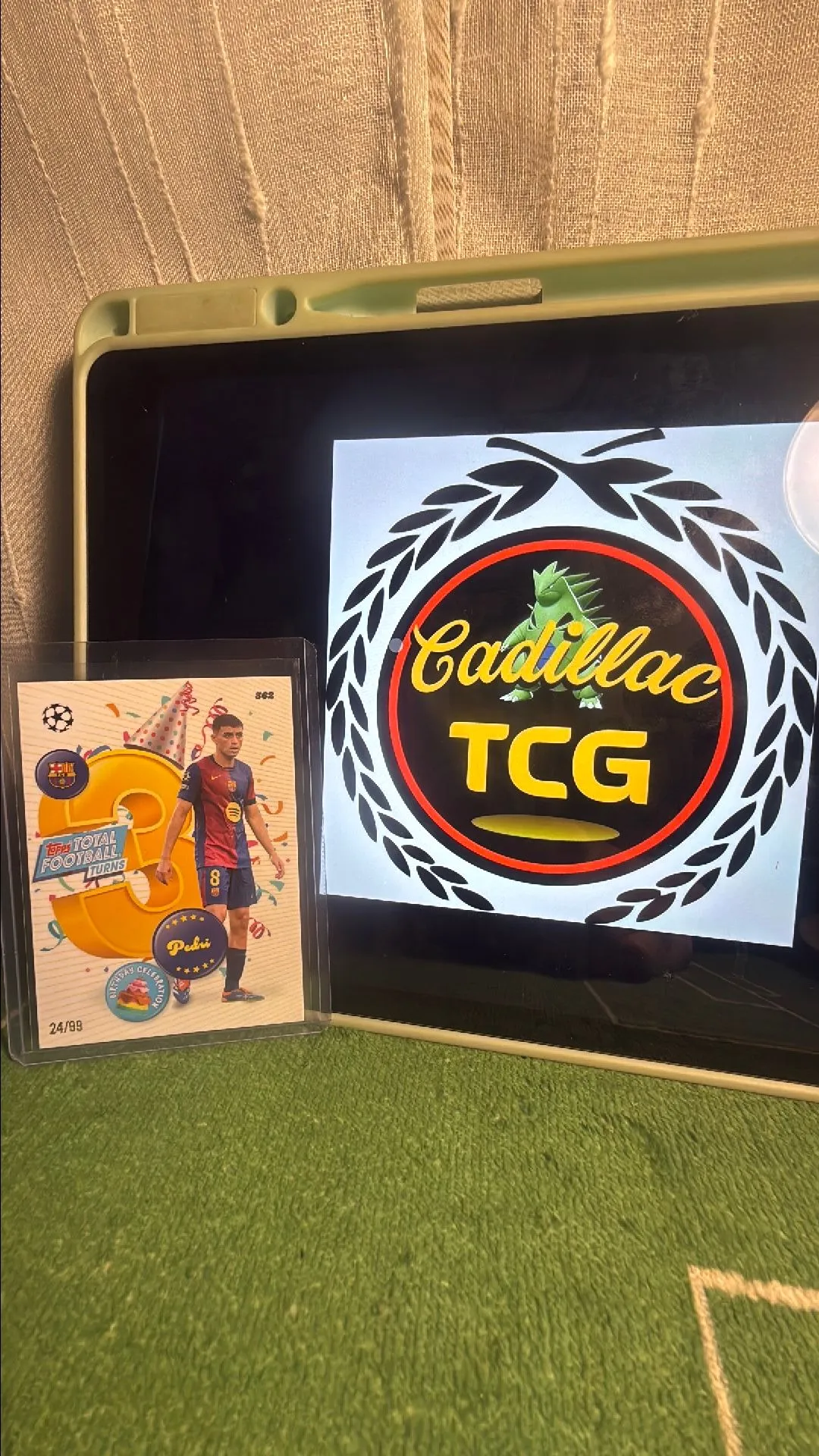 Product image for Topps Total Football Birthday Celebration Pedri /99