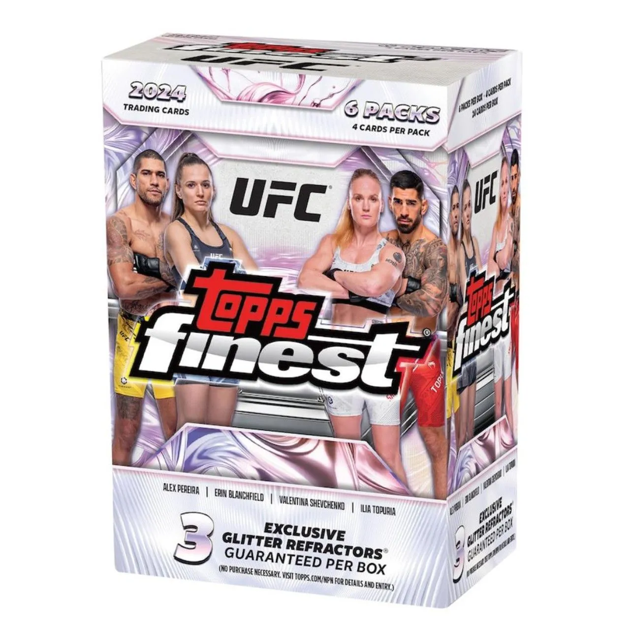 Product image for 2024 Topps Finest UFC Blaster Box
