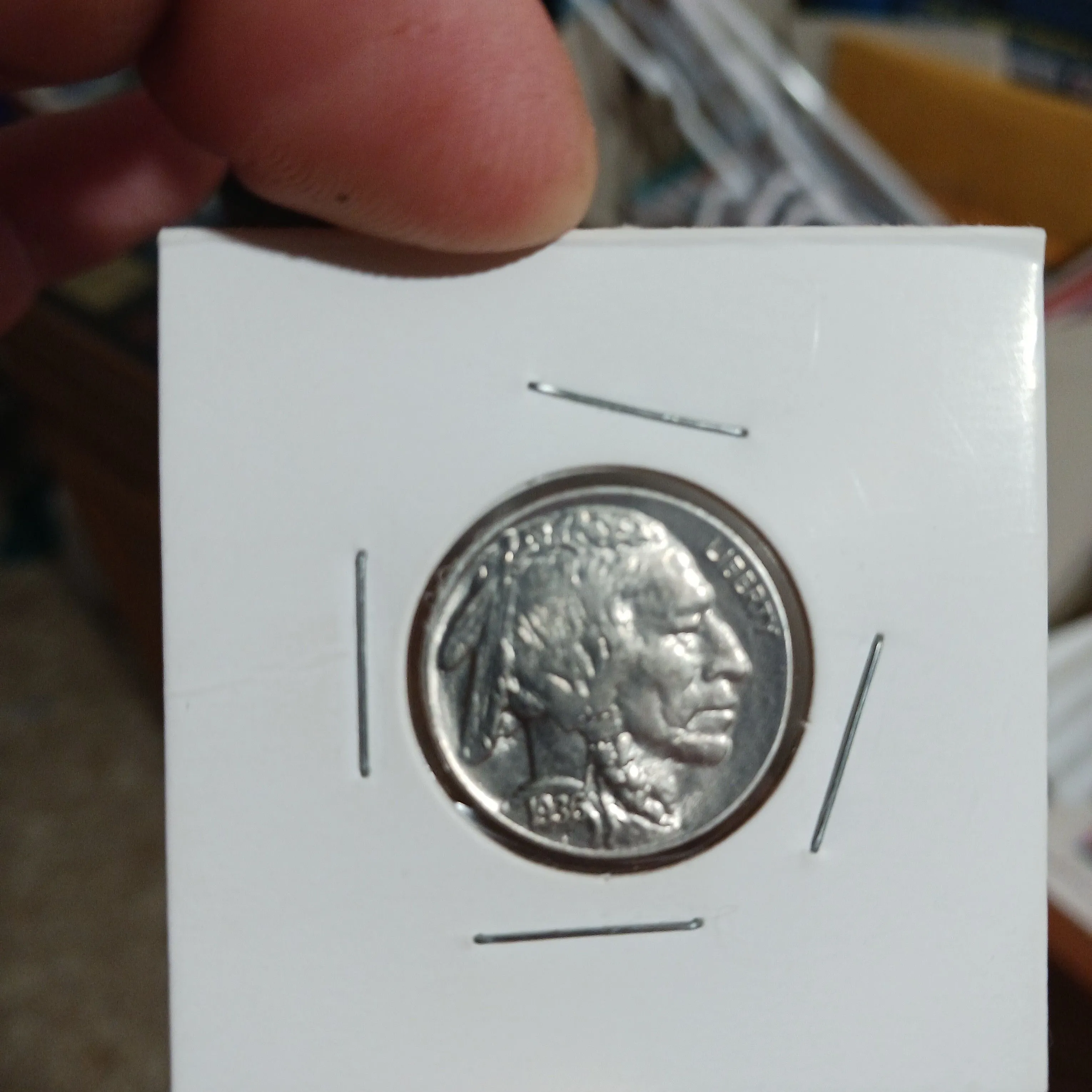 Product image for 1936P mint Buffalo nickel