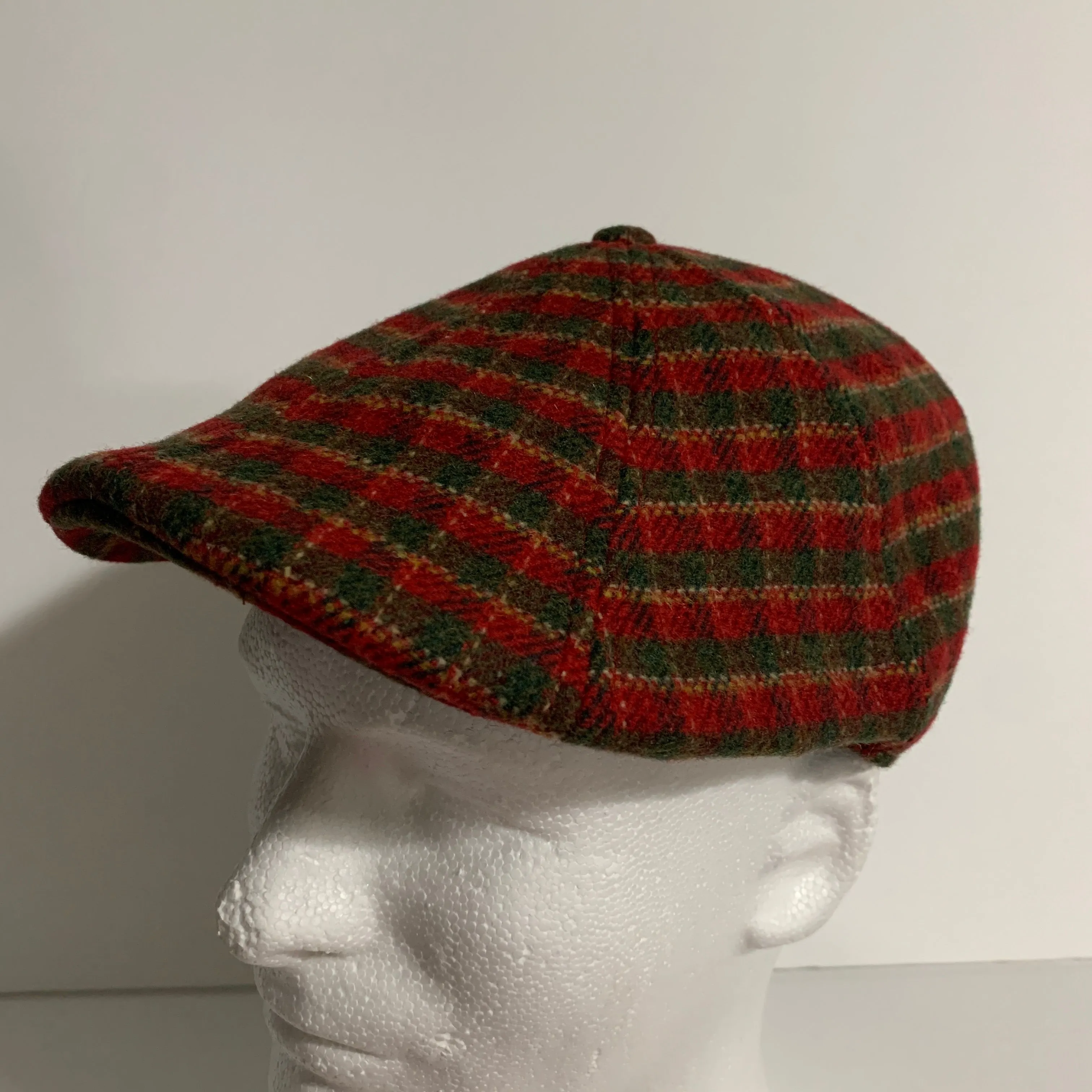 Product image for Boston Scally Co. The Wonderland Hat Cap Christmas 8 Panel Plaid Limited M / L