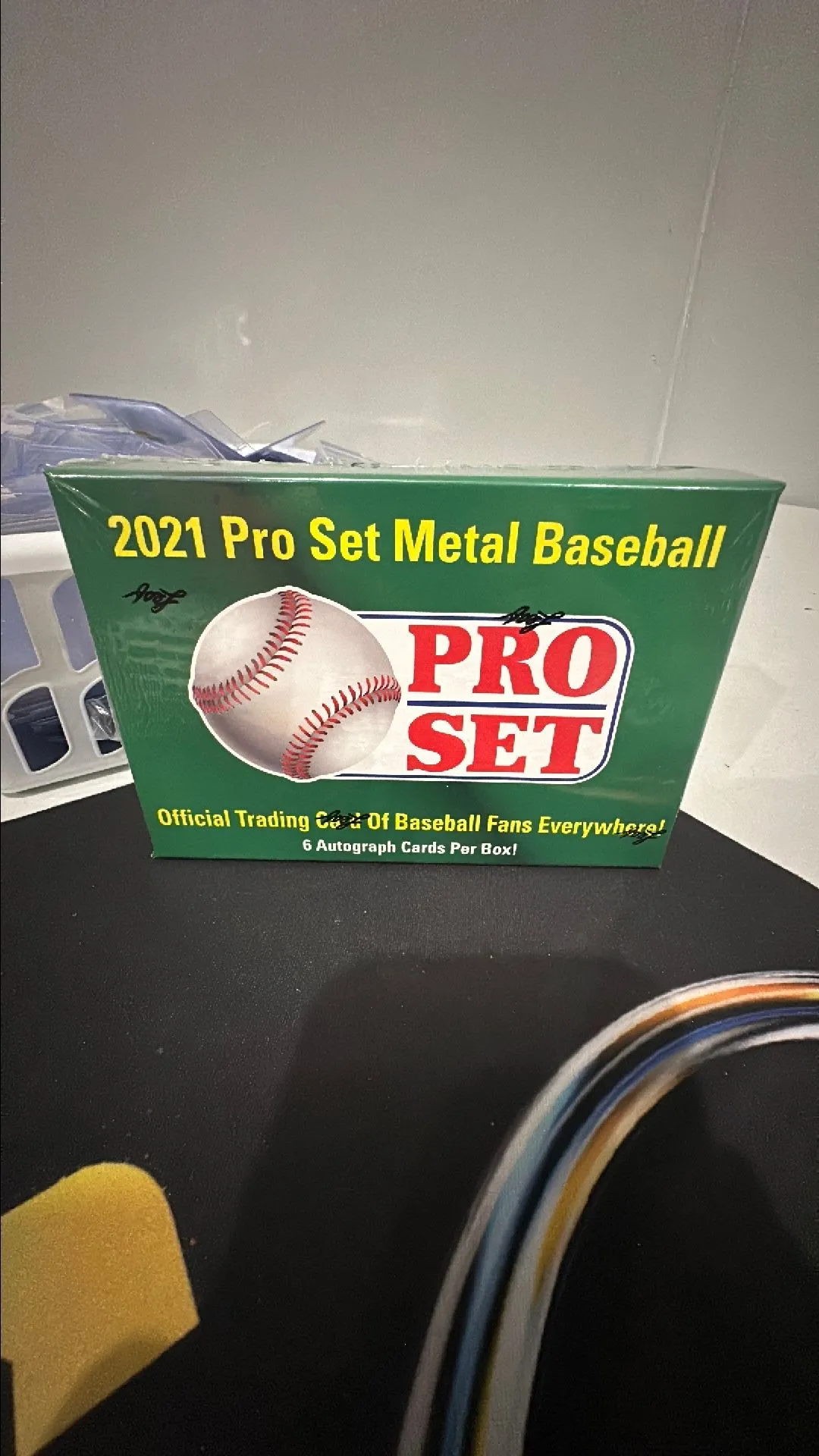 Product image for 2021 Leaf Pro Set Metal Baseball Hobby Box 6 Autos