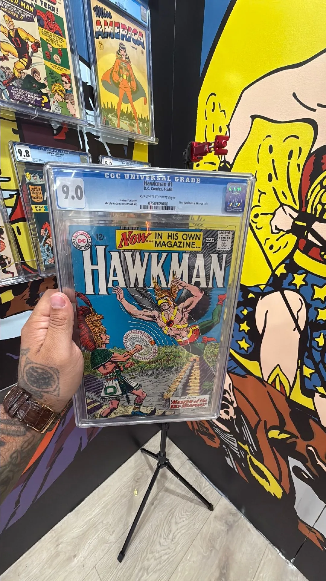 Product image for Hawkman #1 CGC 9.0