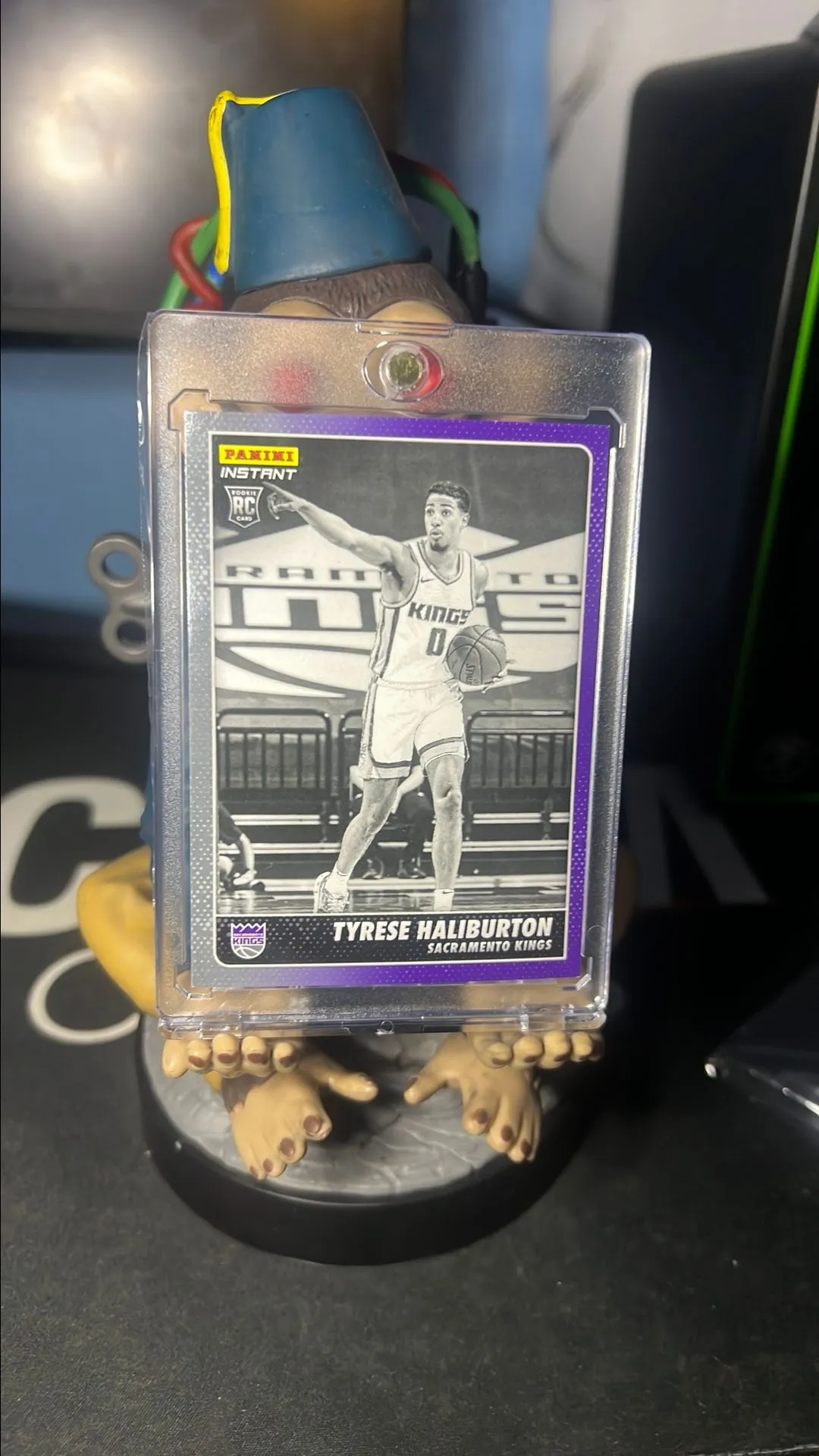 Product image for 2020-21 Panini Instant Tyrese Haliburton #BW14 ROOKIE Black And White SP /1280