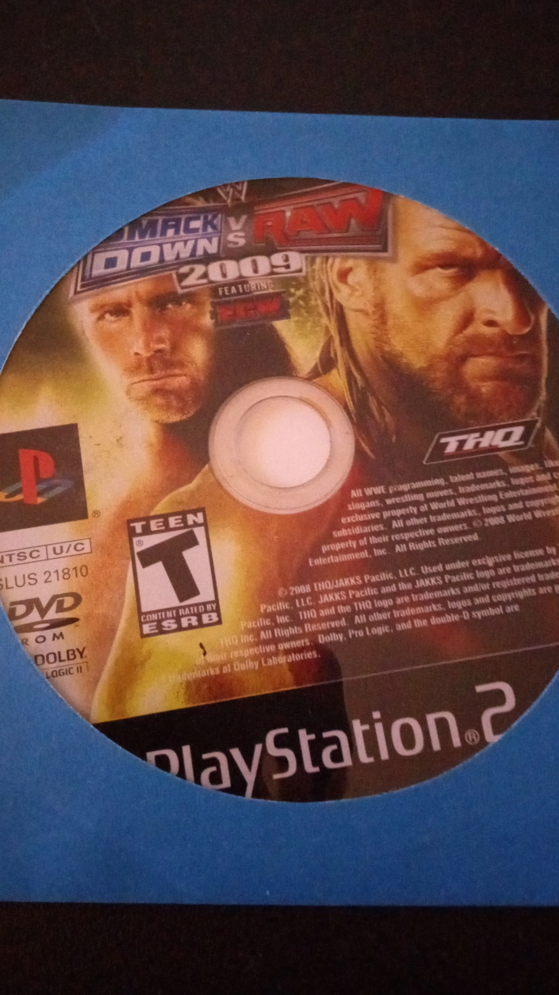 Product image for Smack Down vs Raw 2009 PS2 