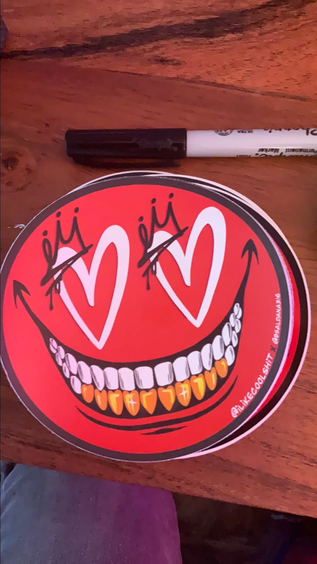 Product image for Bsaldana x ilikecoolshit collab sticker