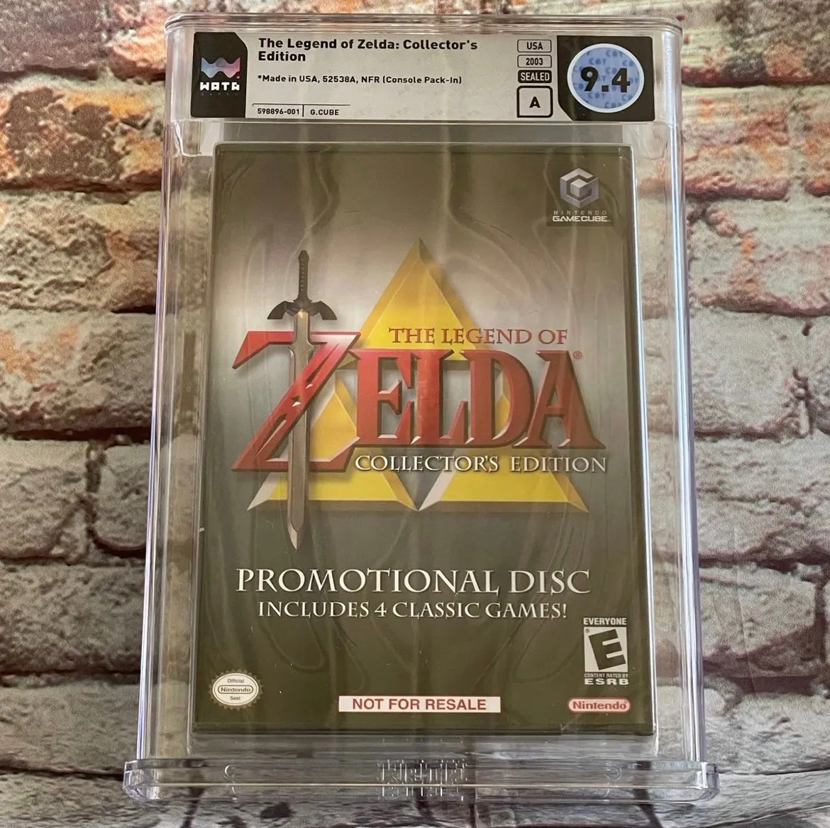 Product image for The Legend Of Zelda Collector's Edition GameCube Factory Sealed Graded