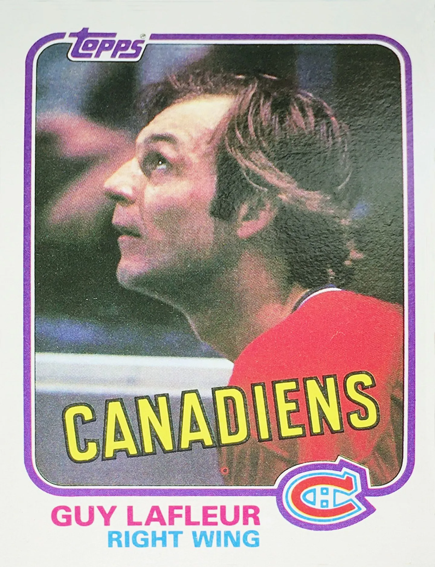 Product image for Guy Lafleur Topps Hockey Card - Montreal Canadiens