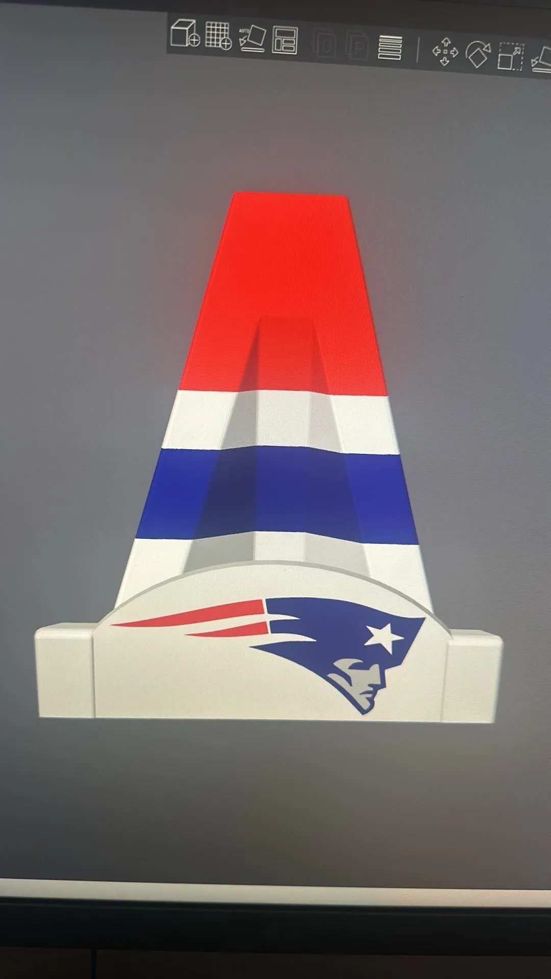 Product image for 3D printed New England Patriots stand