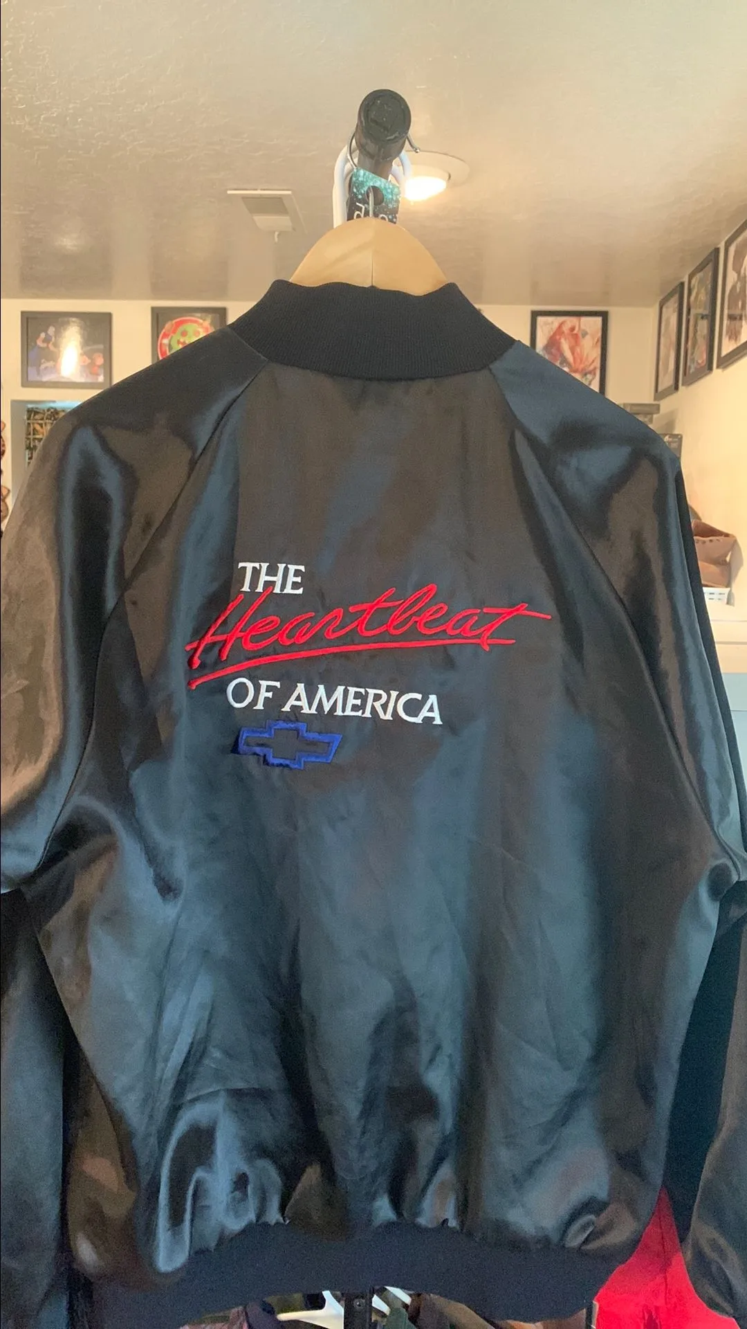 Product image for 45. West Ark Chevrolet Satin Bomber - Large