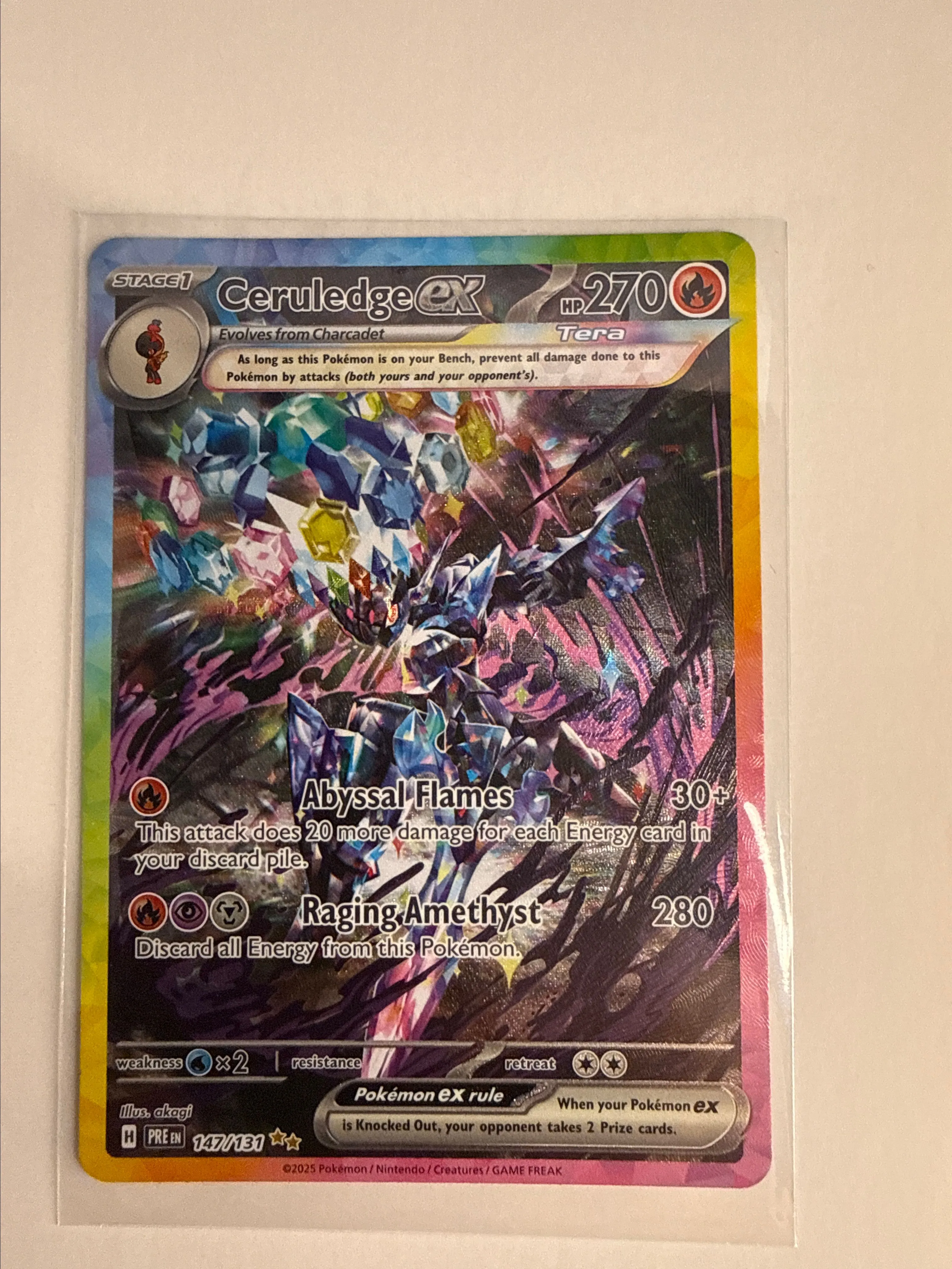 Ceruledge ex #147 Pokemon Prismatic Evolutions  Whatnot: Shop, Sell,  Connect