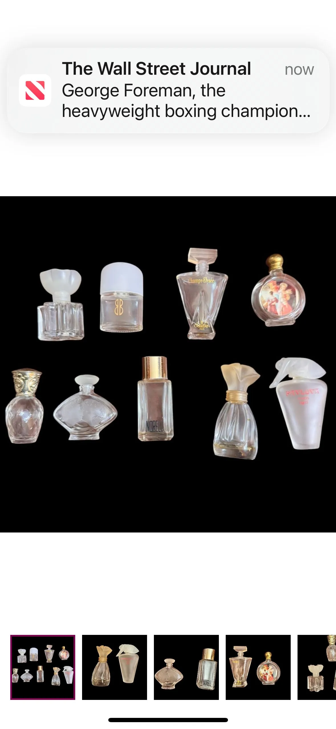 Product image for Vintage mini perfume bottles