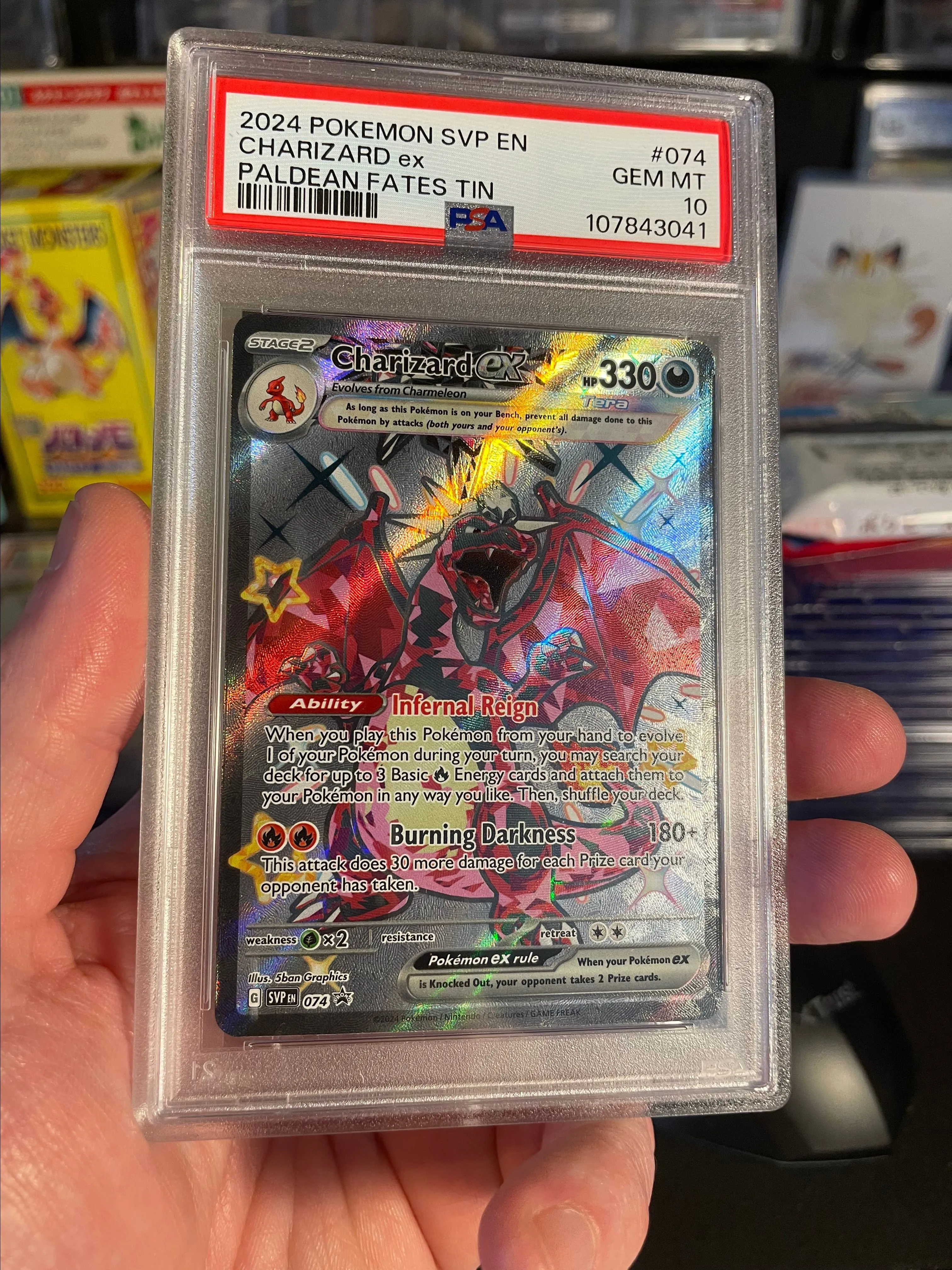 2024 PSA 10 Graded Pokemon Shiny Charizard ex 074 Black Star Promo SVP  English  Whatnot: Shop, Sell, Connect