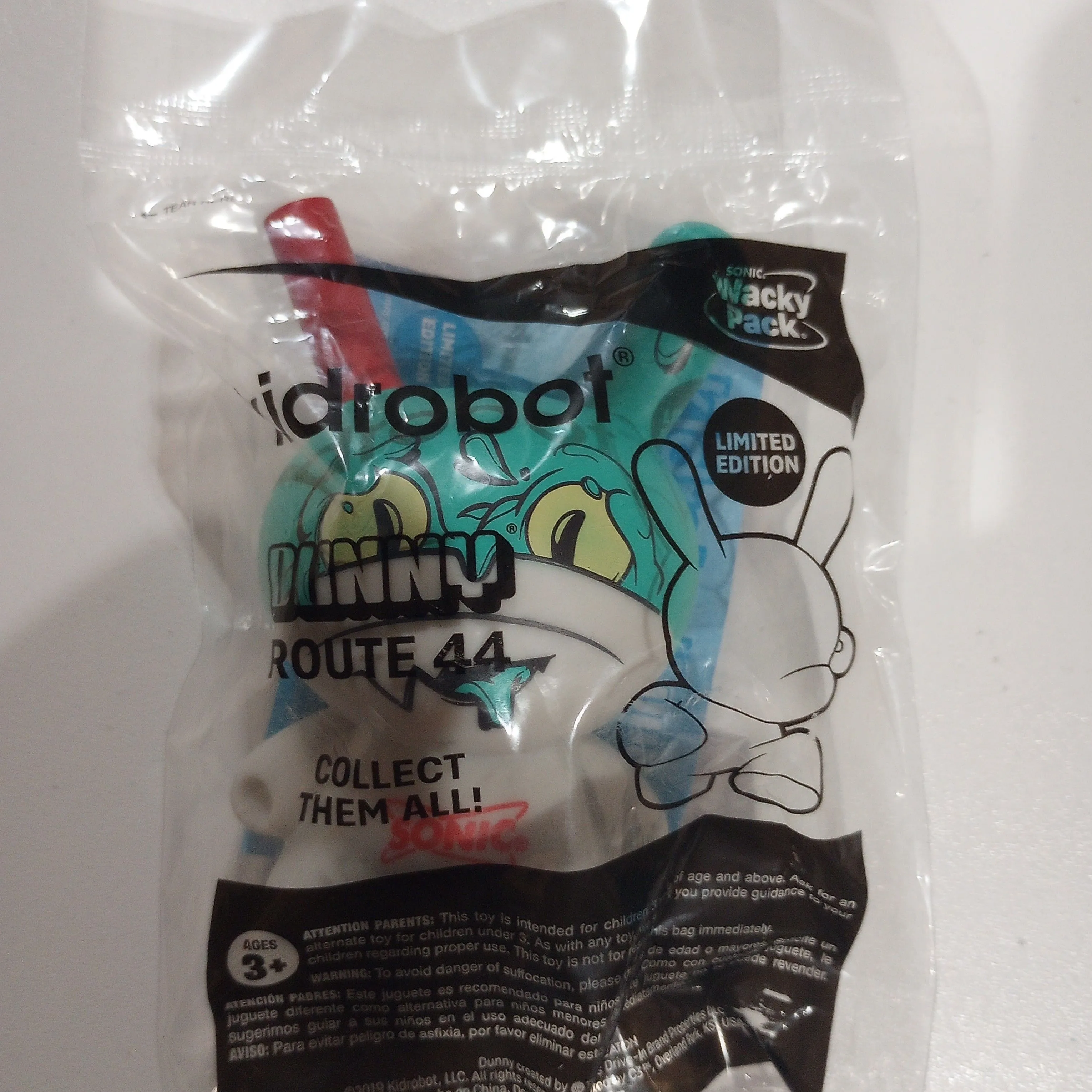 Product image for Kid Robot KidRobot x Sonic Drive-In Wacky Pack Funny Limited Edition Route 44 Figure