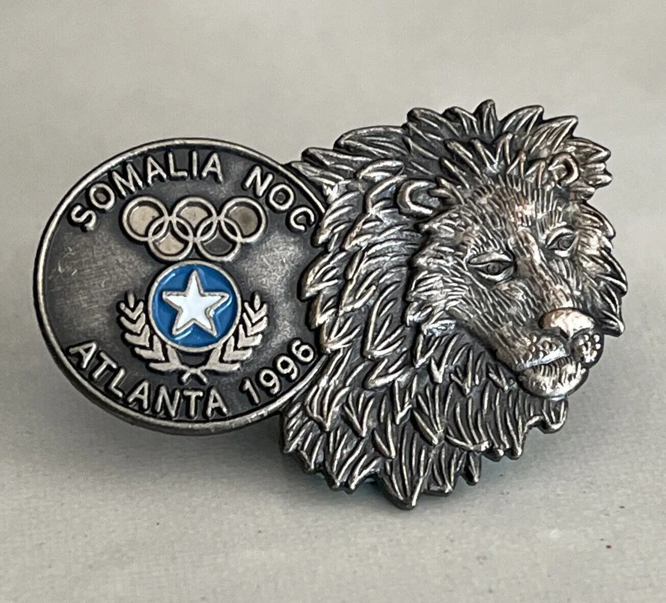 Product image for Somalia Lion ~~ Atlanta 1996 National Olympic Committee NOC Pin
