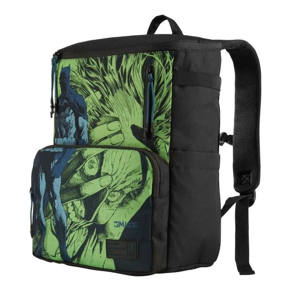 Product image for HEX Jim Lee Comic Backpack V2-Batman V Joker *NEW* with Jim Lee Print