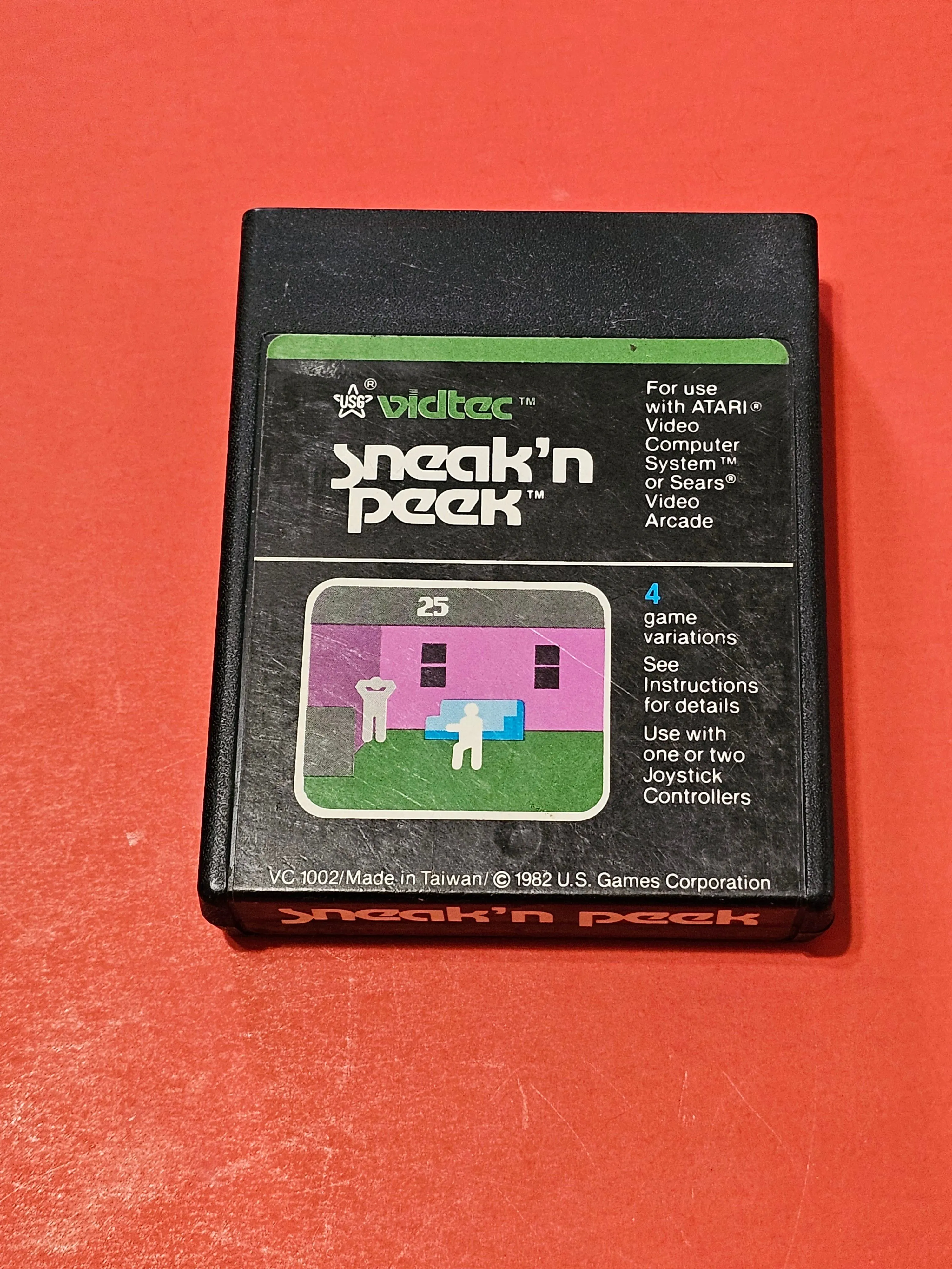 Product image for Atari 2600 'Sneak n Peek' game