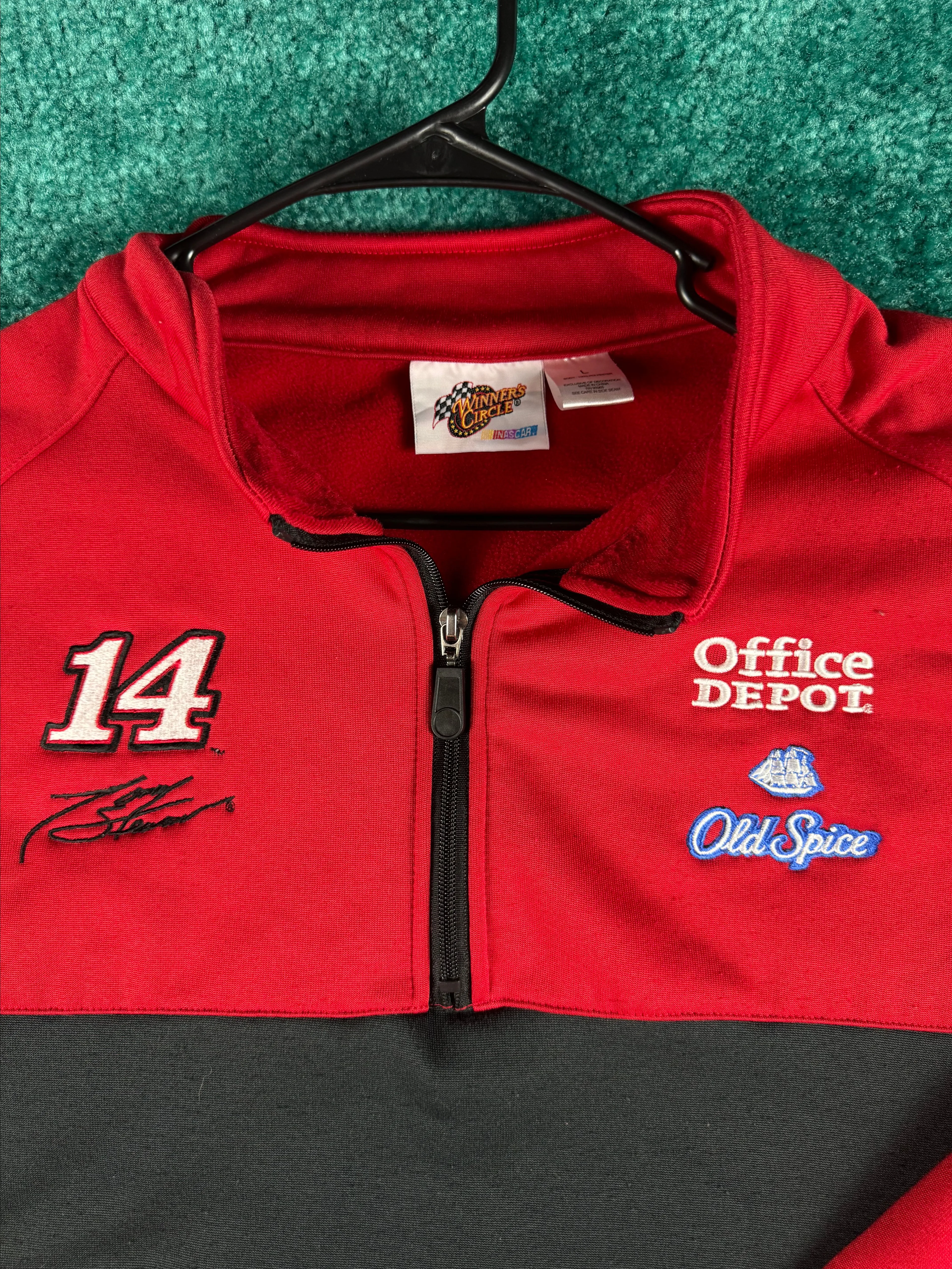 Product image for L Winners Circle Nascar Tony Stewart Pullover Quarter Zip