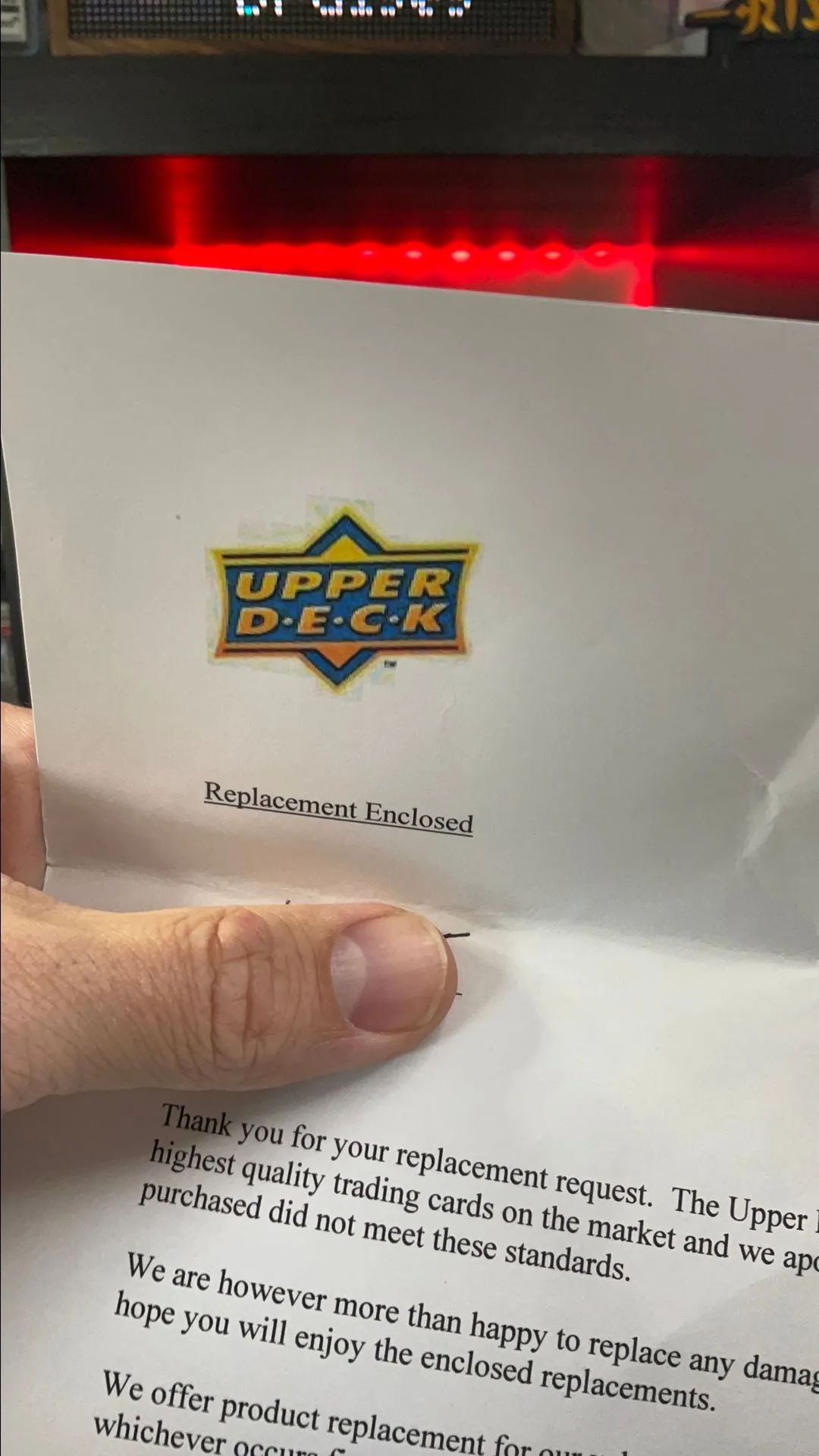 Product image for Replacement shipping