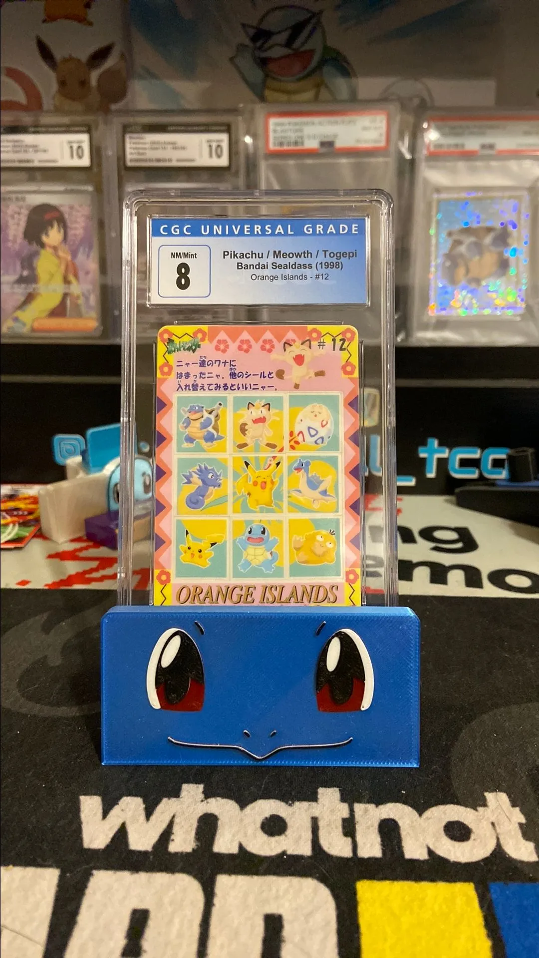 Product image for 1998 Orange Islands Pikachu / Meowth / Togepi  CGC 8