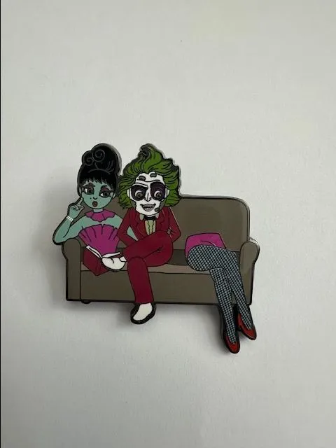 Product image for Loungefly Beetlejuice Undead Waiting Room Pin