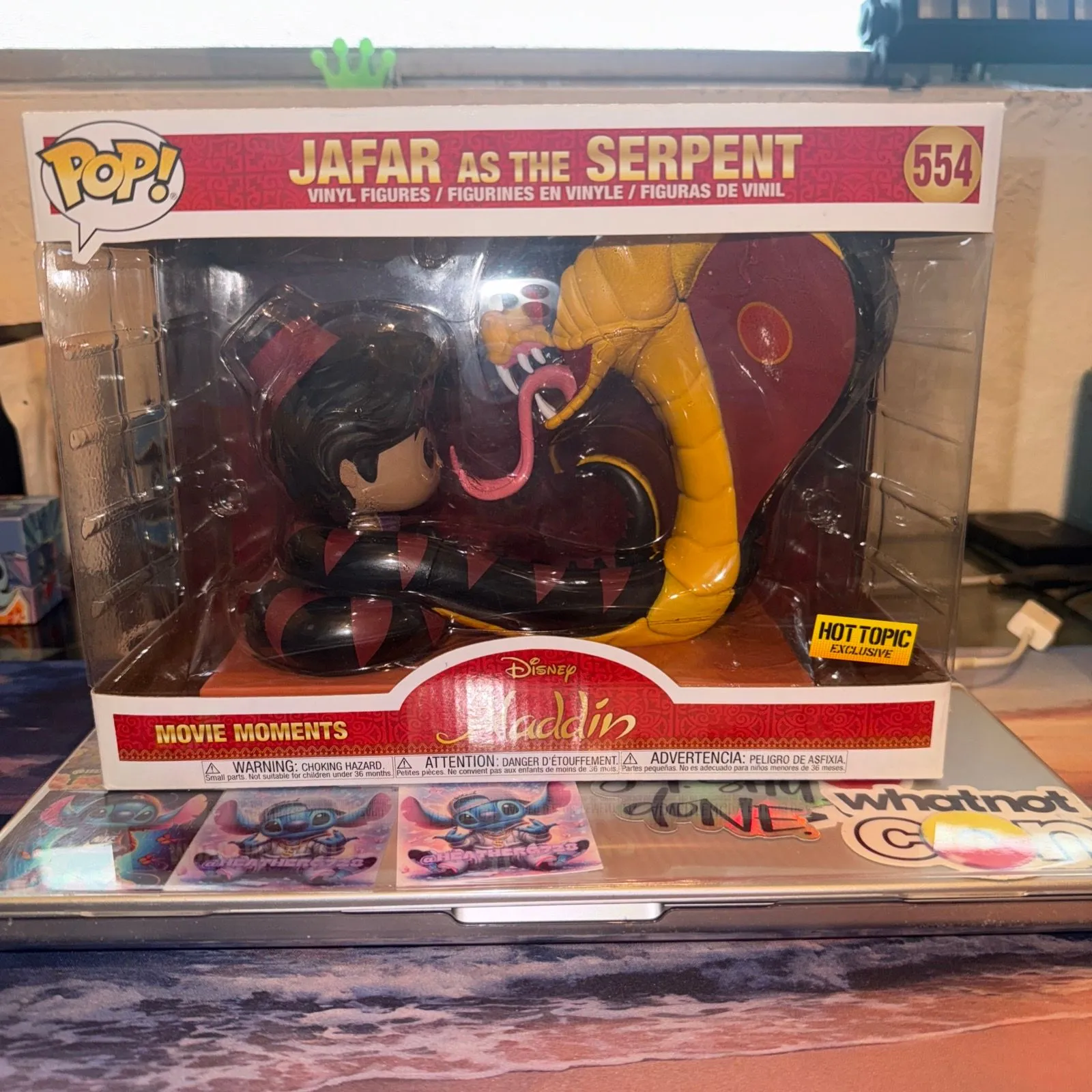 Product image for Funko Pop! Jafar As The Serpent #554 Hot Topic Exclusive