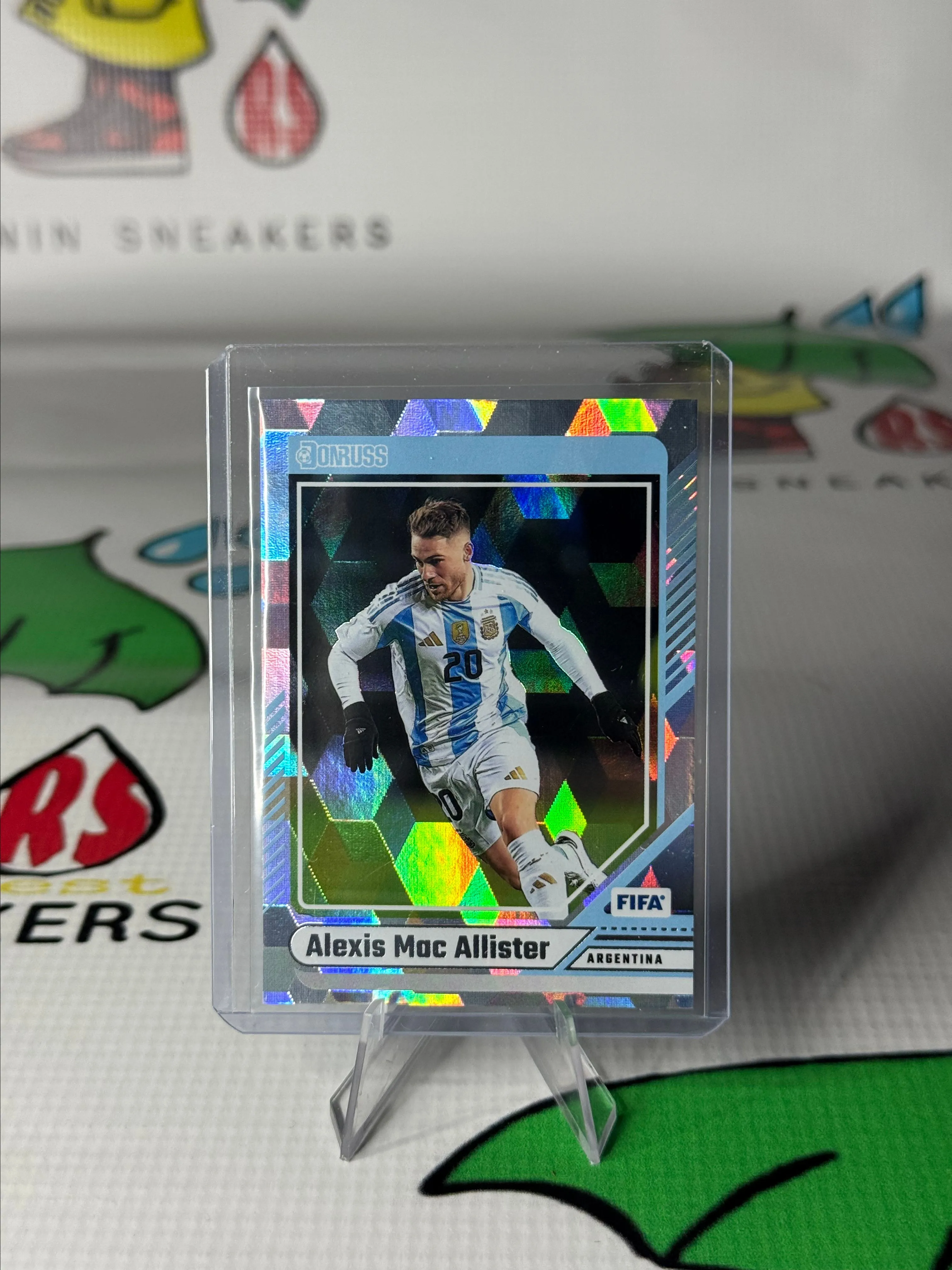 Product image for Alexis Mac Allister 2024-25 Donruss Soccer Cubic Argentina