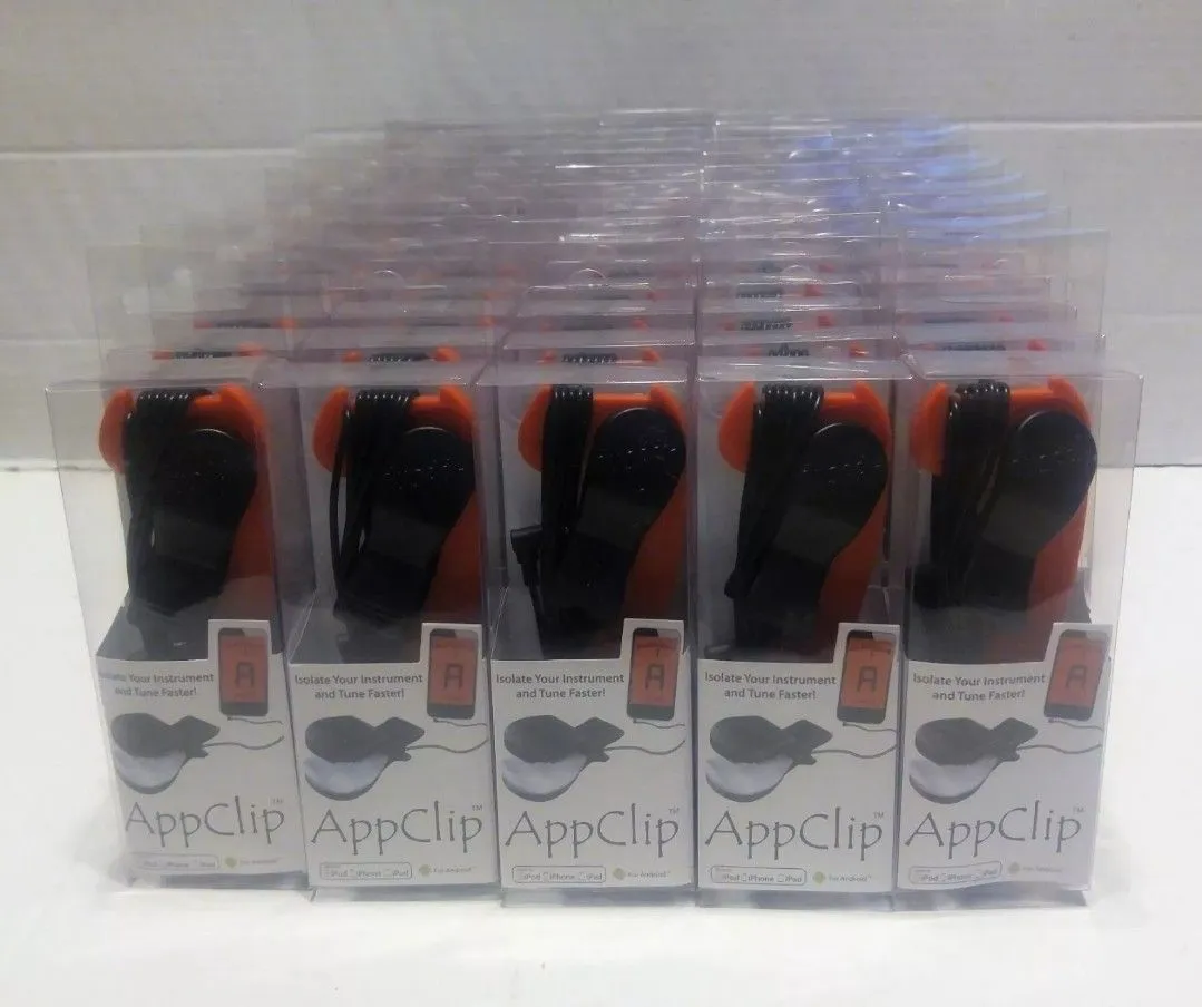 Product image for Lot of 50 - OnBoard Research GoTune - AppClip - Works with iOS & Android w/ any Tuner App
