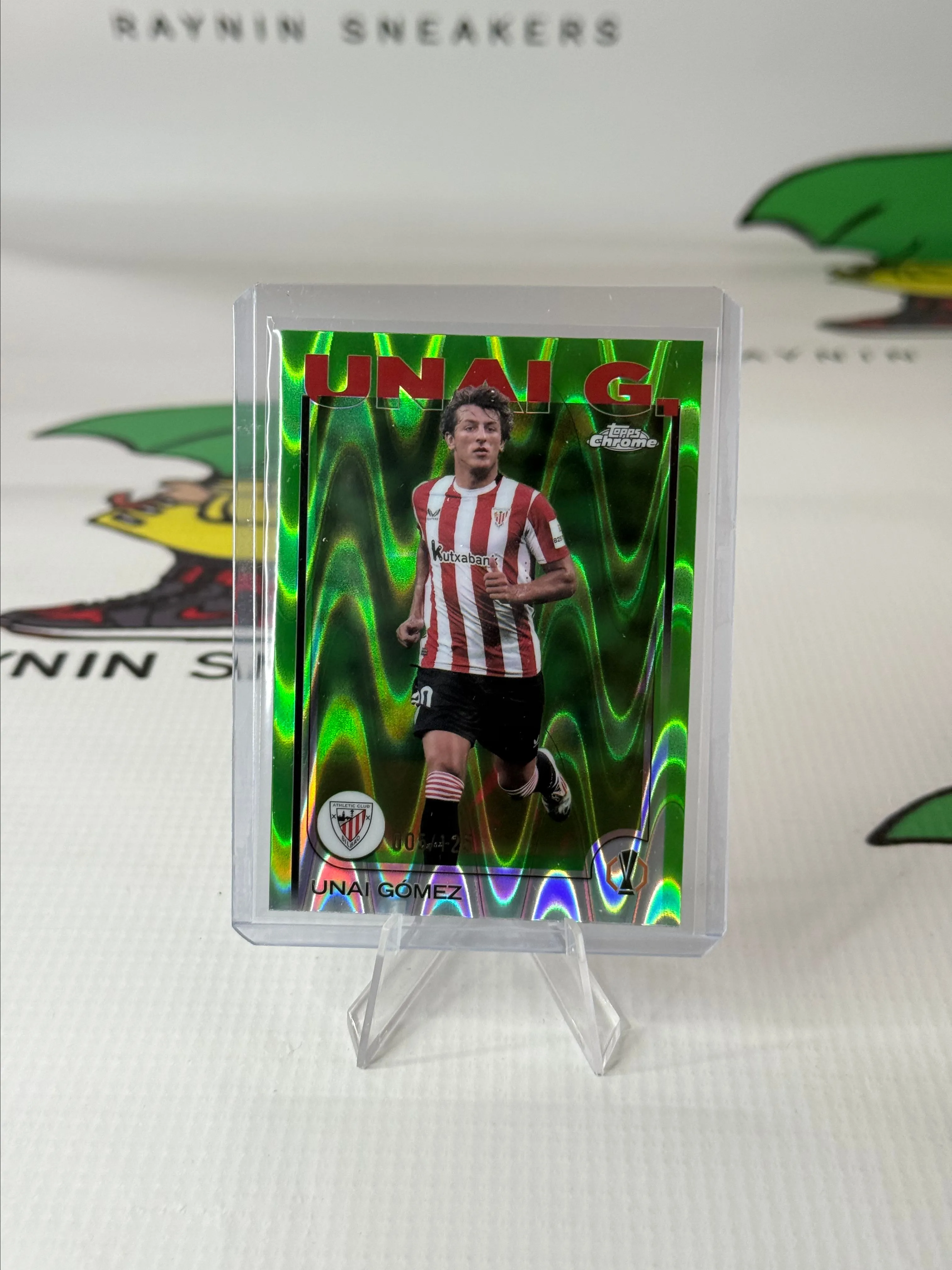Product image for Unai Gomez 2024-25 Topps Chrome UCC /125 Athletic Club #145