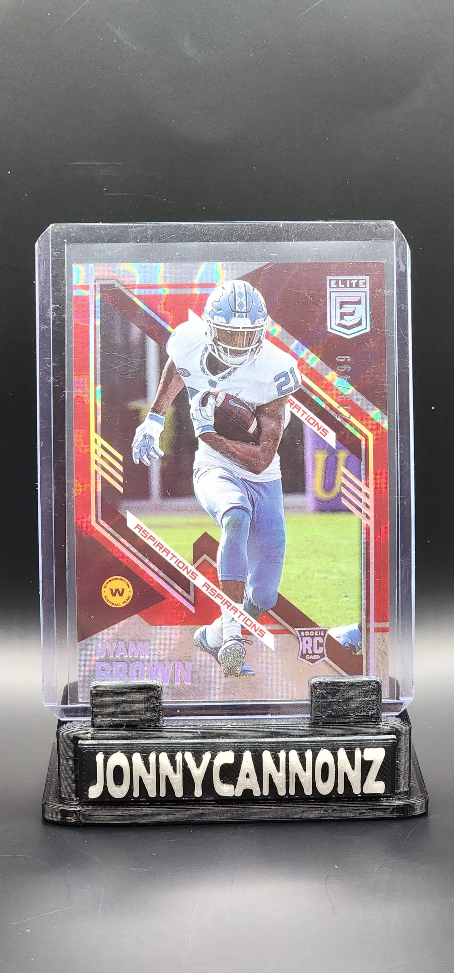 Product image for Dyami Brown - Washington Commanders "RC" 2021 - Elite - Numbered 219/499