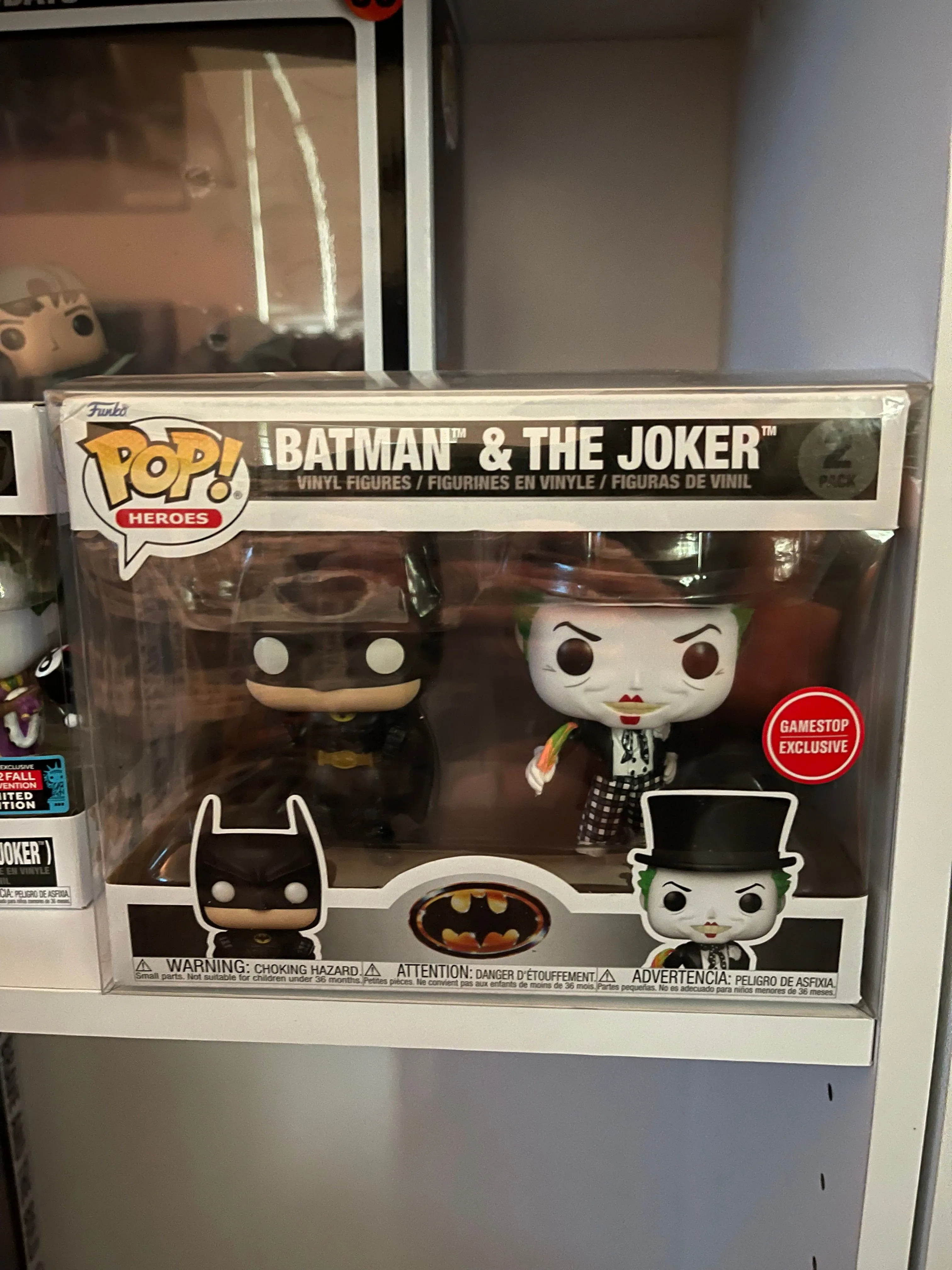 Product image for Batman and the Joker 2 Pack - GameStop Ex (damaged)