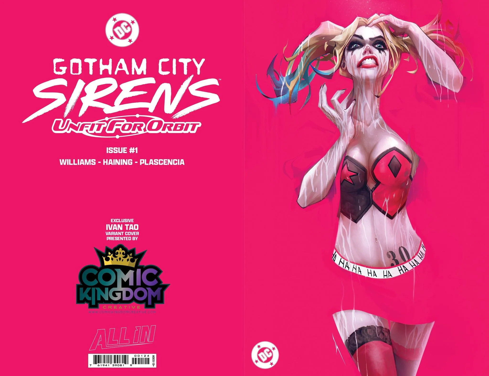 Product image for GOTHAM CITY SIRENS UNFIT FOR ORBIT #1 FOIL SDCC EXCLUSIVE IVAN TAO