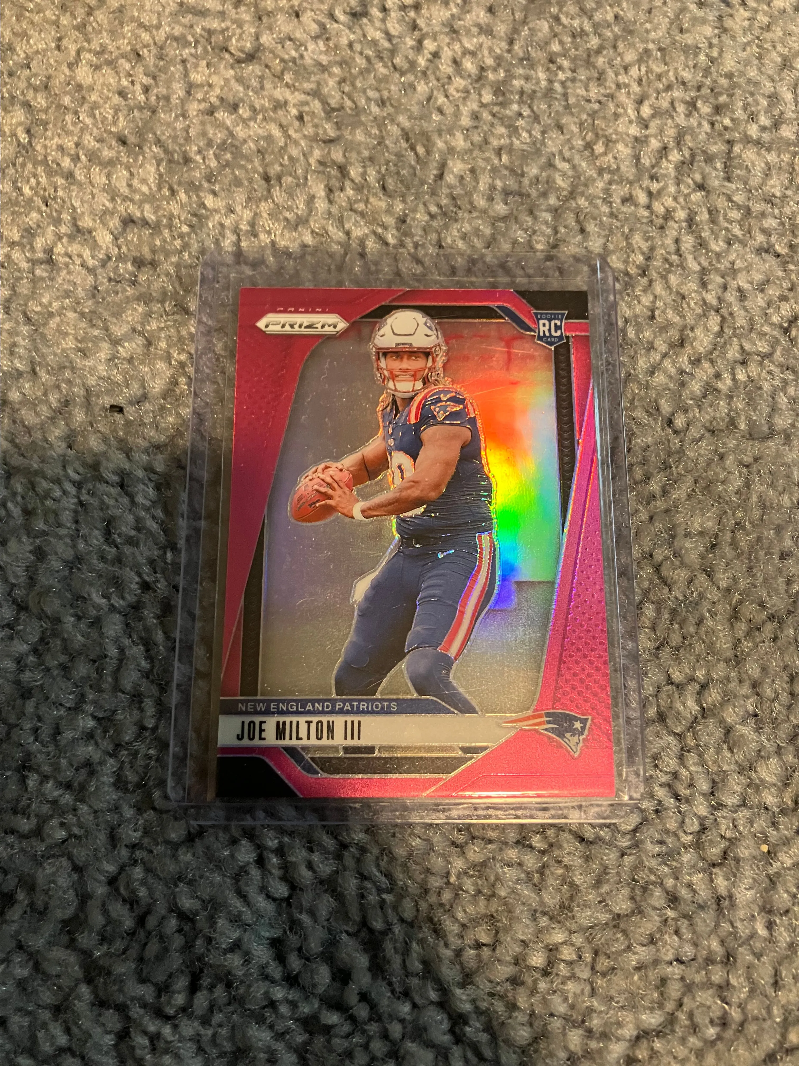 Product image for joe milton pink prizm rookie