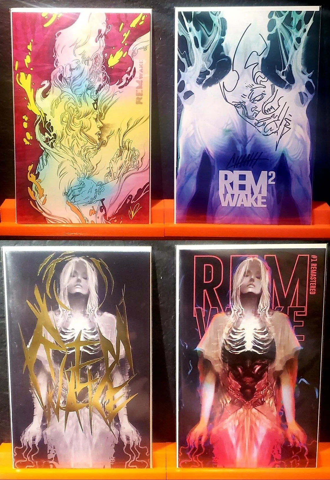Product image for REMwake 1 & 2, w/ remastered #1 Trade and Virgin Foil