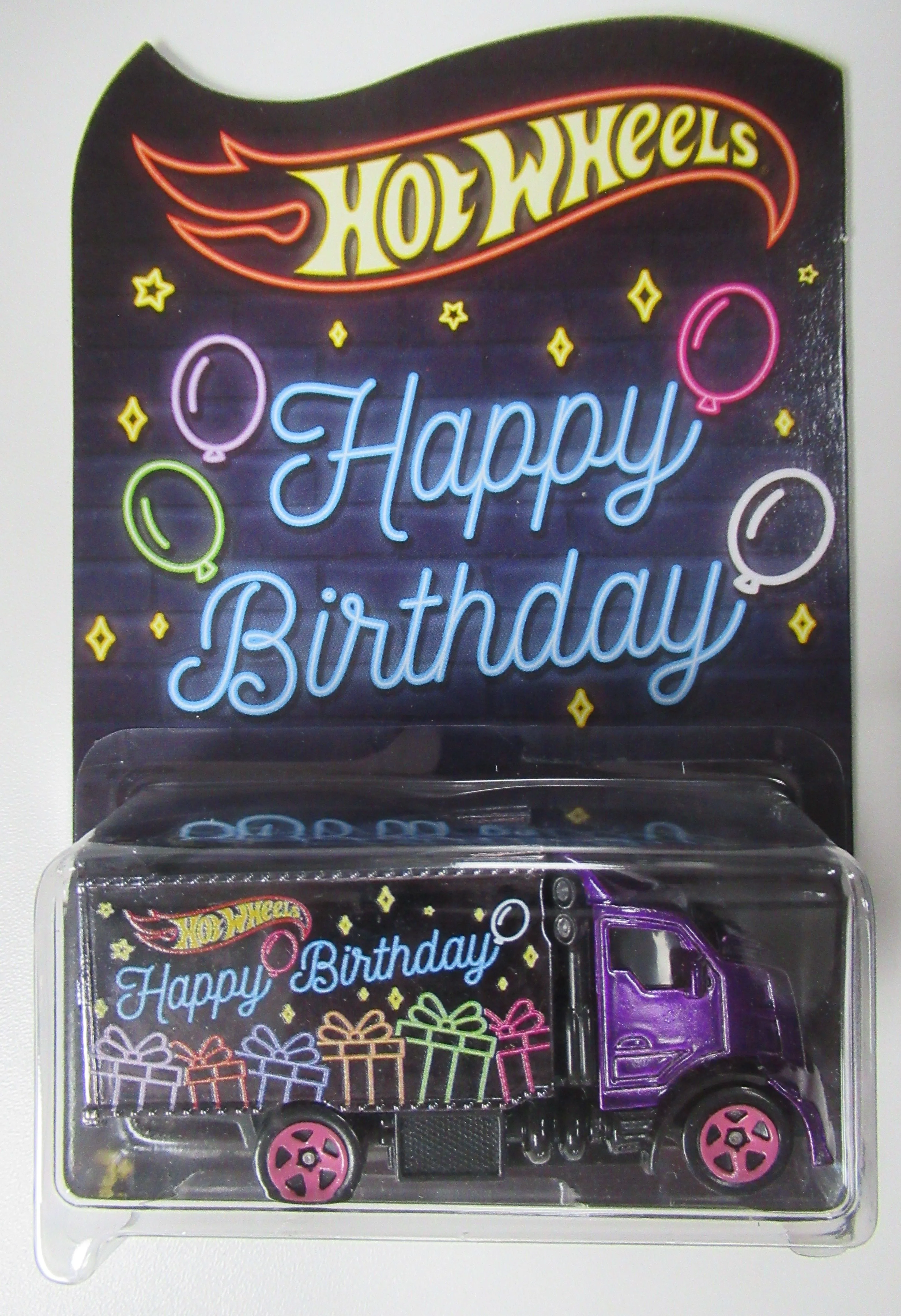 Product image for 2020 Hot Wheels Mattel Employee Hiway Hauler 2 Happy Birthday Exclusive