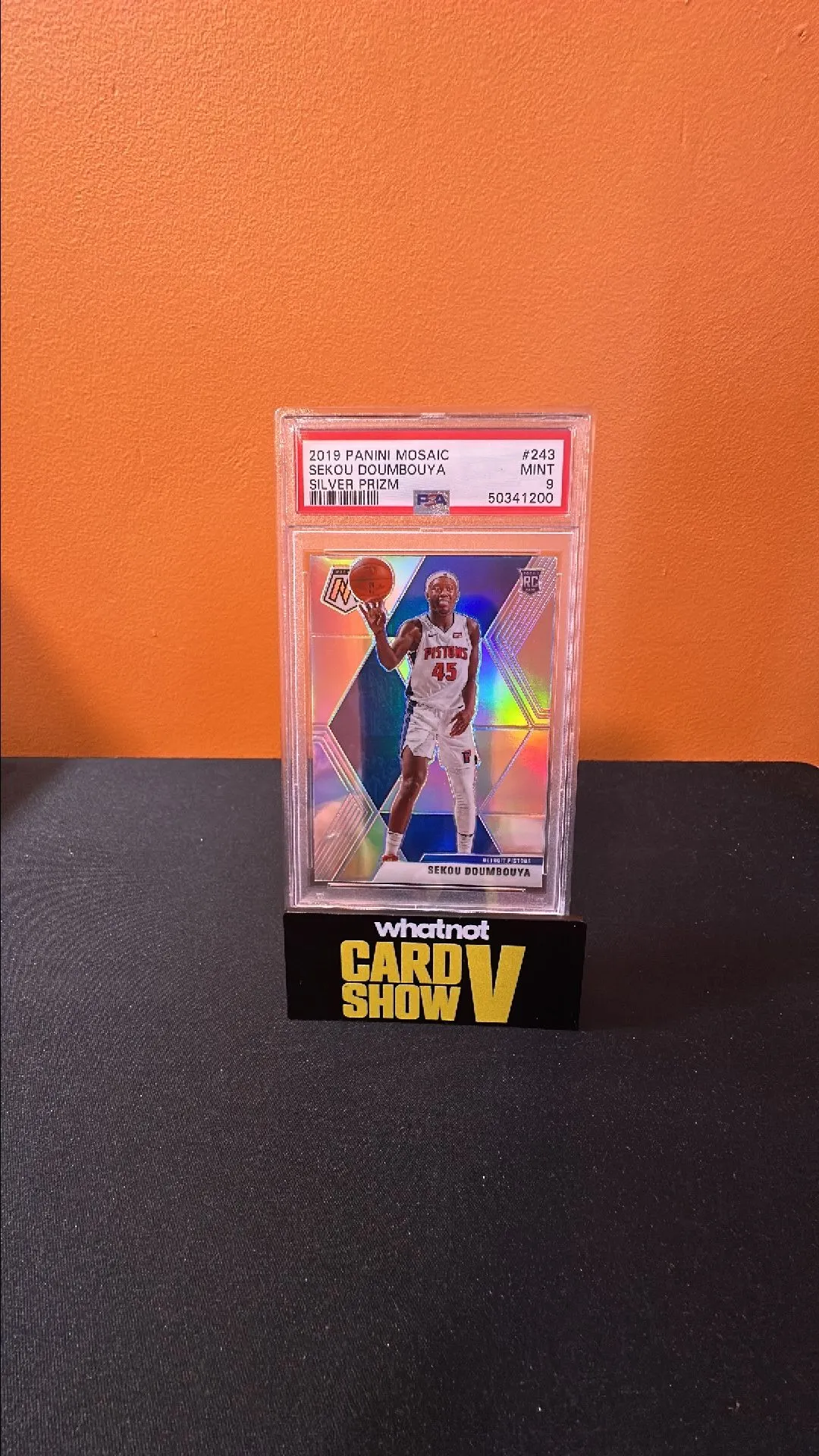Product image for 2019 Panini Mosaic Sekou Doumbouya 243 Silver Prizm PSA MINT 9
