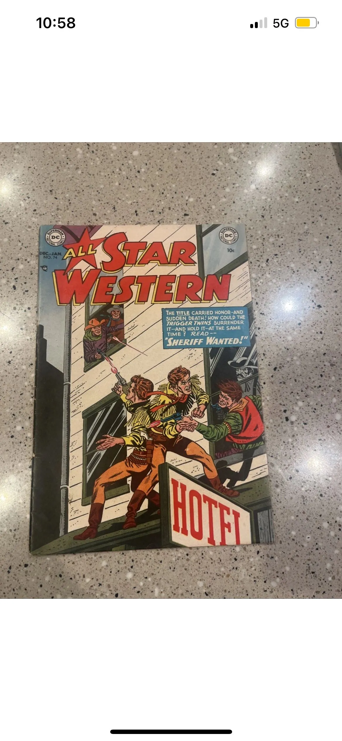 Product image for All Star Western #74 Very Nice Pre-Code Golden Age Vintage DC Comic 1953 FN