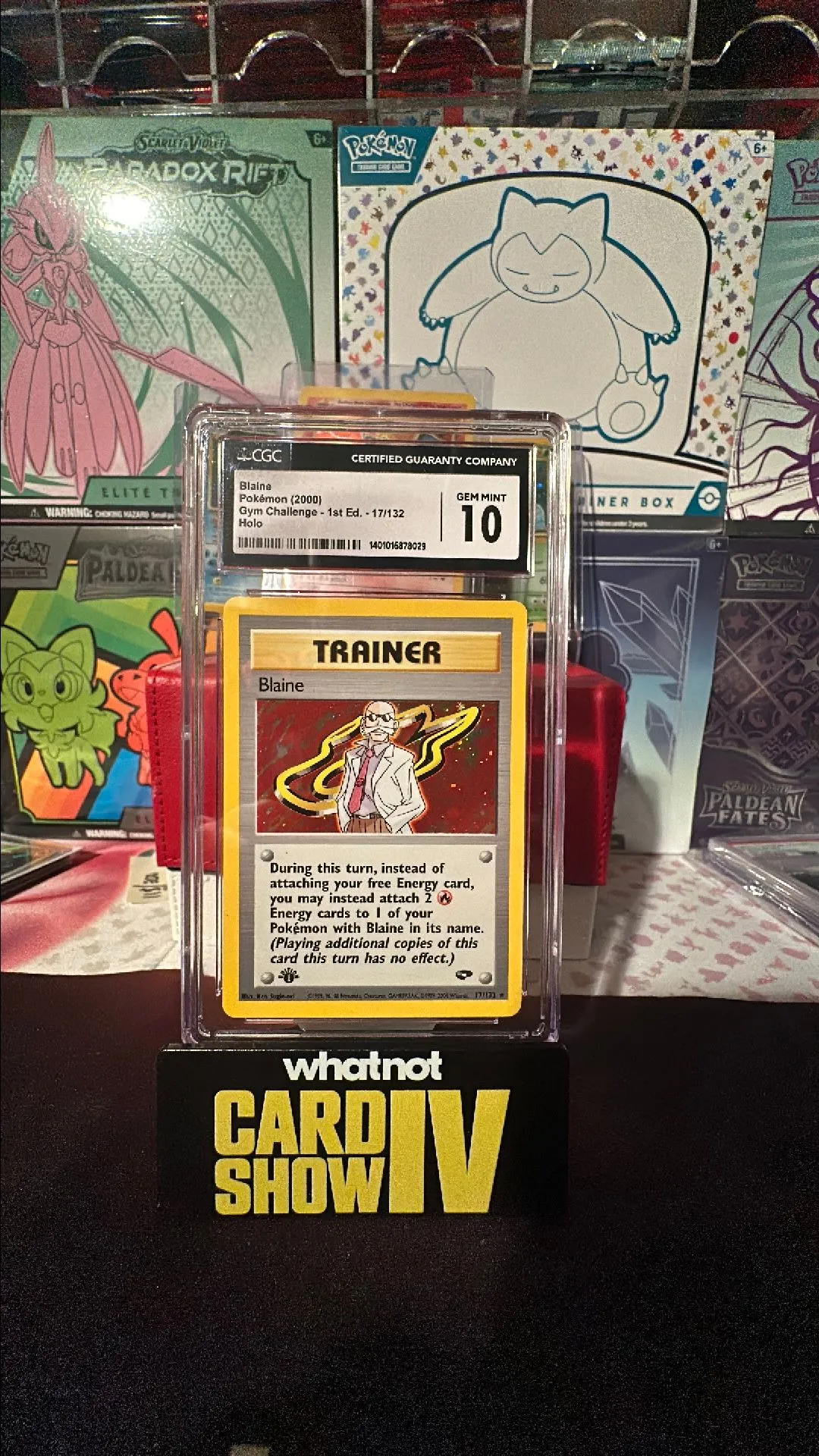 Blaine Pokmon (2000) Gym Challenge - 1st Ed. 17/132 Holo  Whatnot: Shop,  Sell, Connect