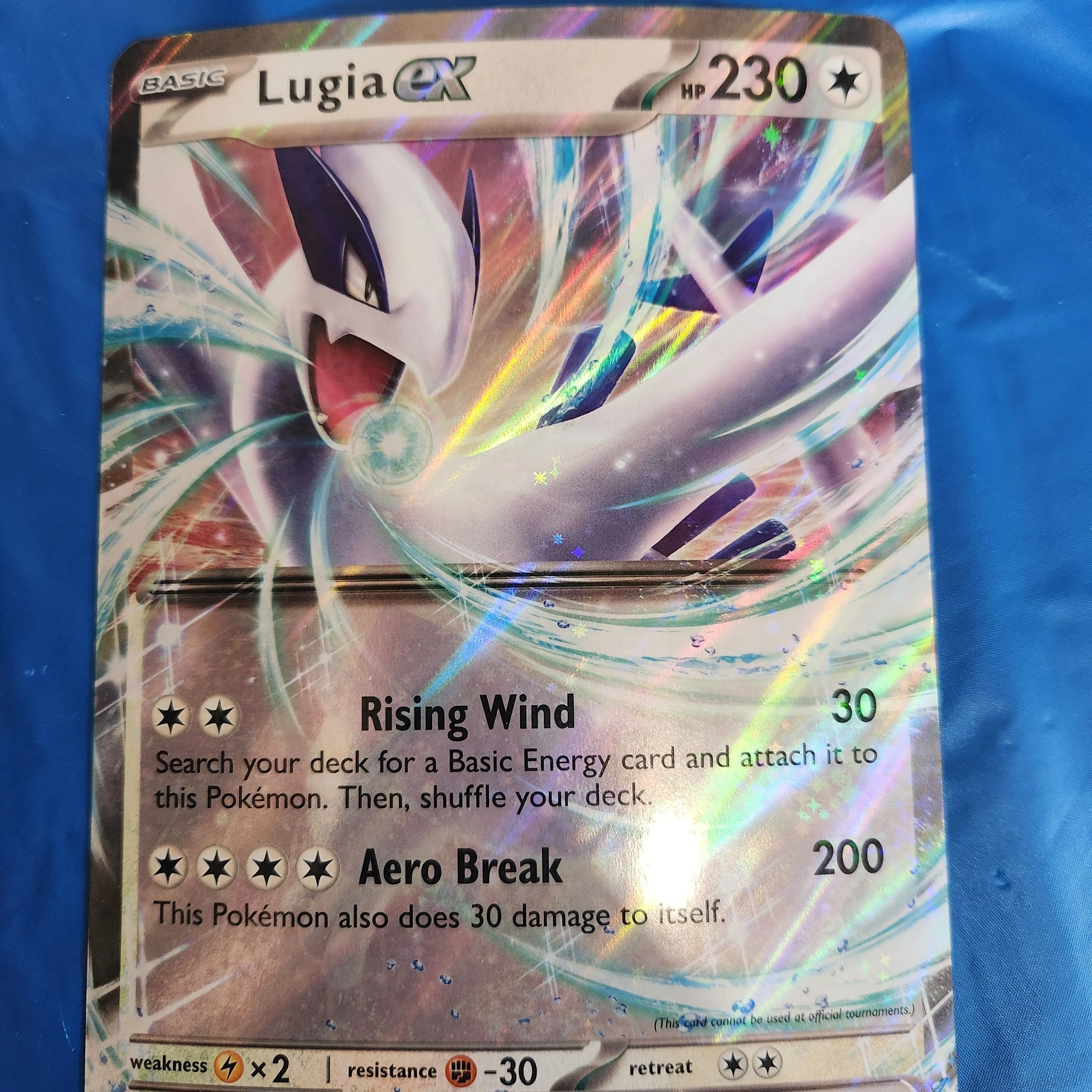 Product image for Lugia EX Jumbo Card NM